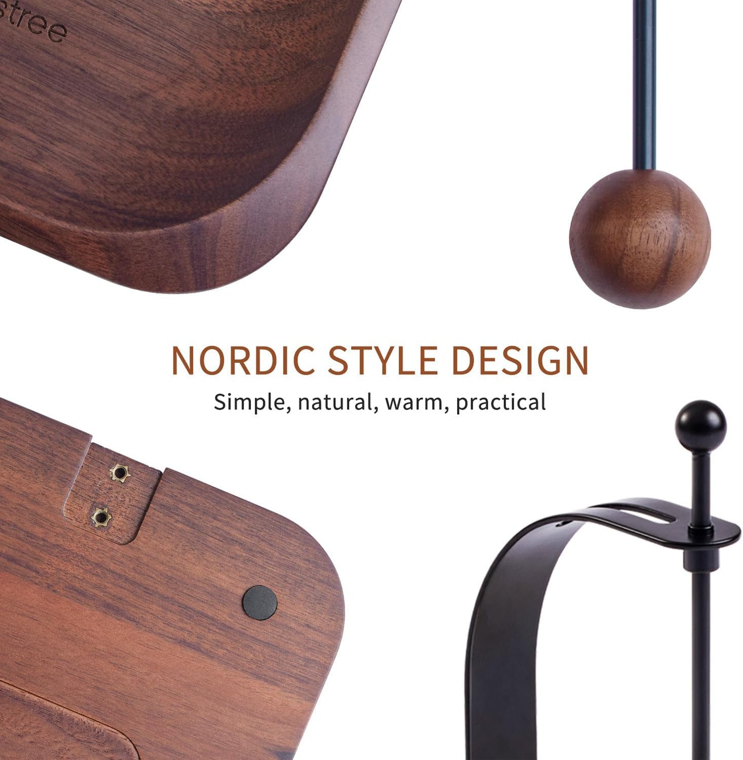 Wooden Napkin Holder / Black Walnut