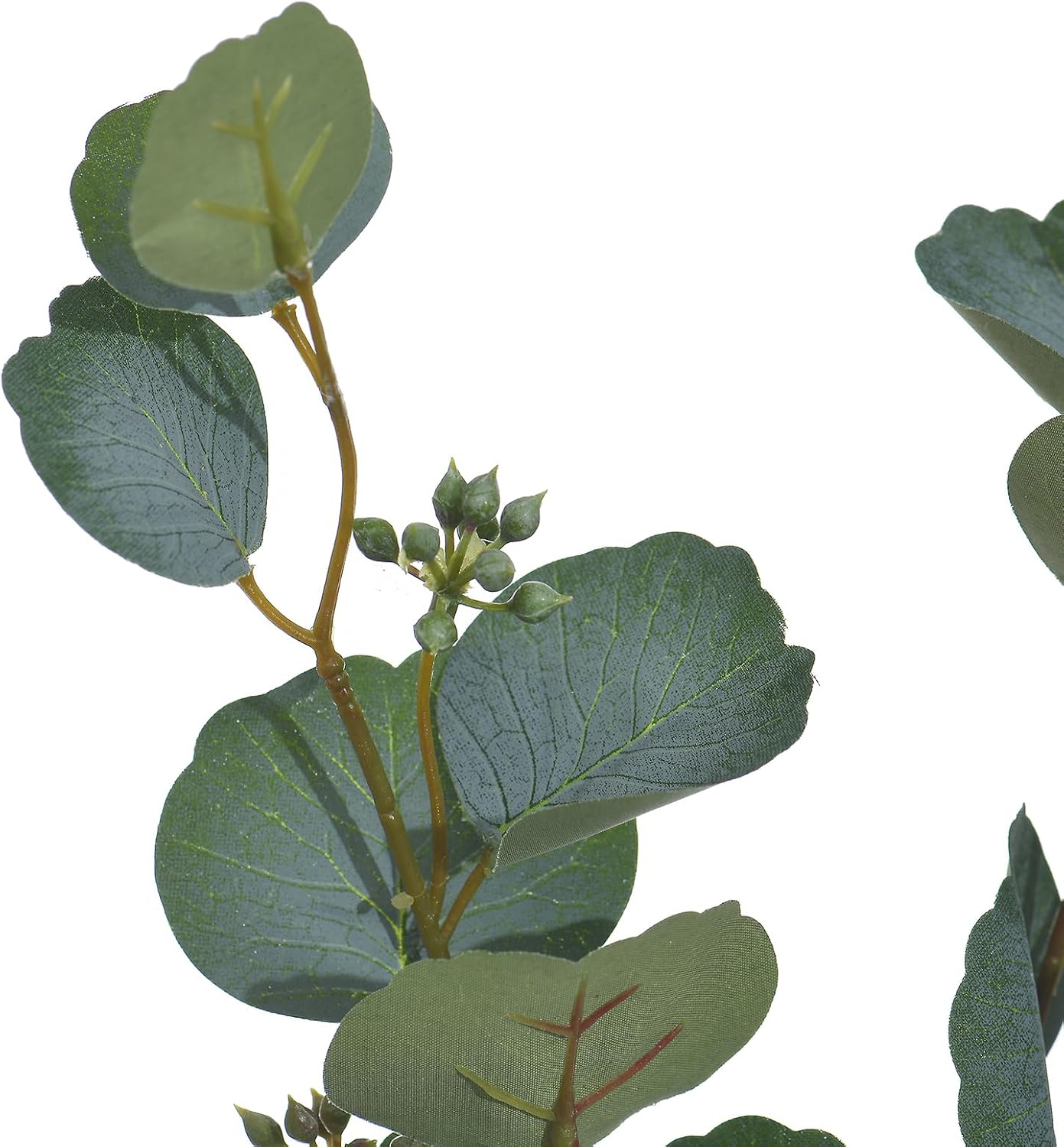 Buds Faux Greenery Branches Fake Plants / 28"/ / Green / Set of 3