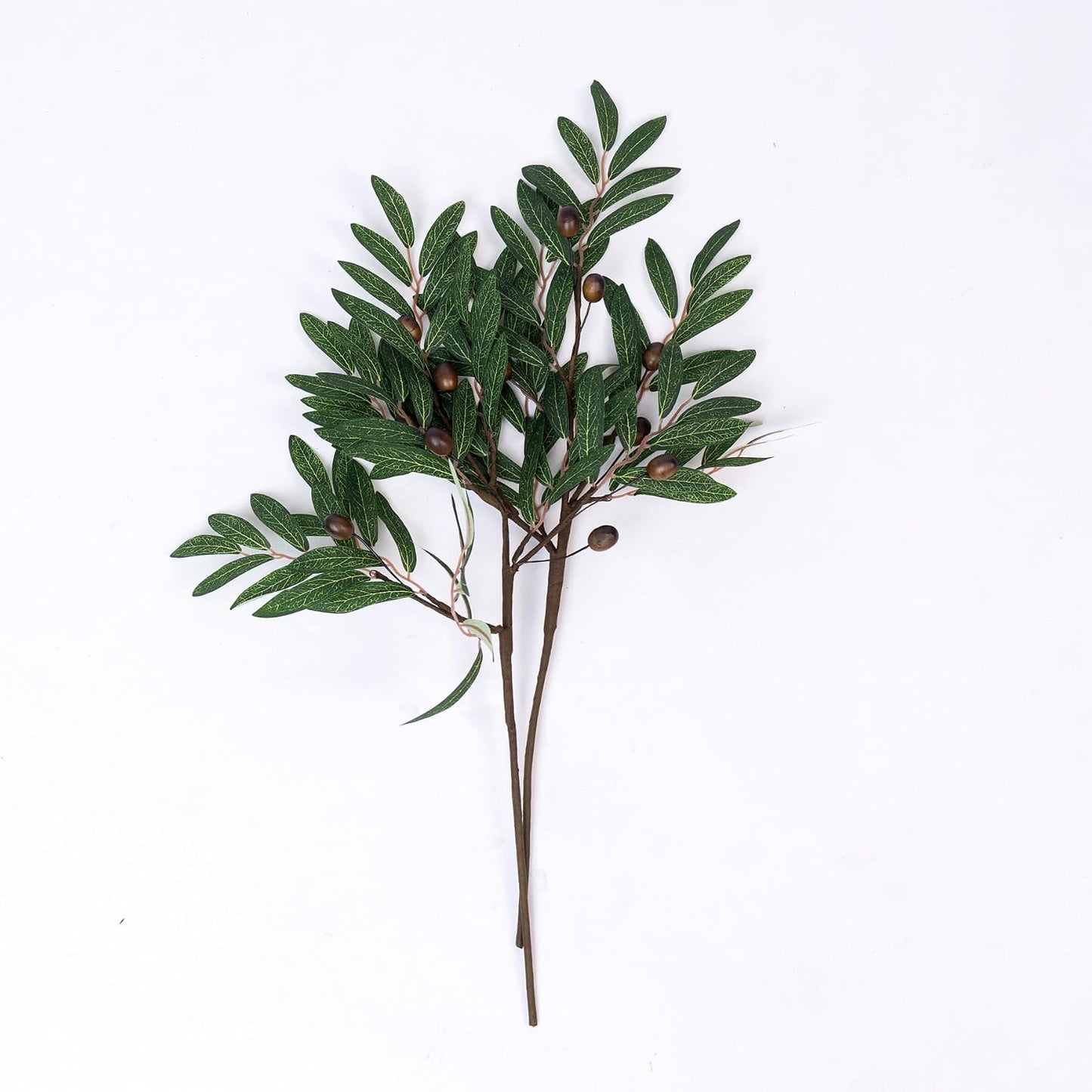 Mediterranean Flowers / 6 Olive Branches / 24"/61 Cm / Set of 6