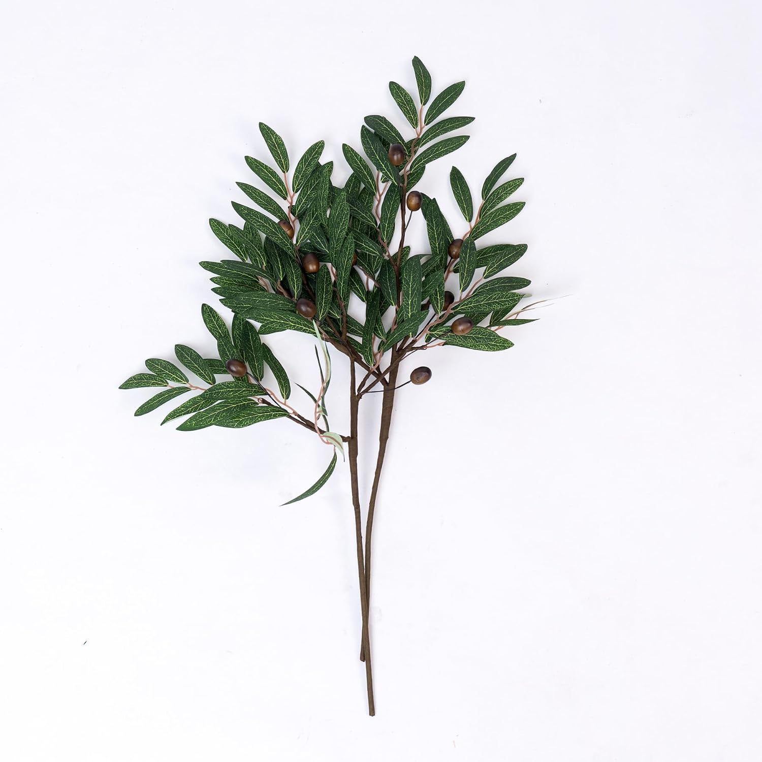 Mediterranean Flowers / 6 Olive Branches / 24"/61 Cm / Set of 6
