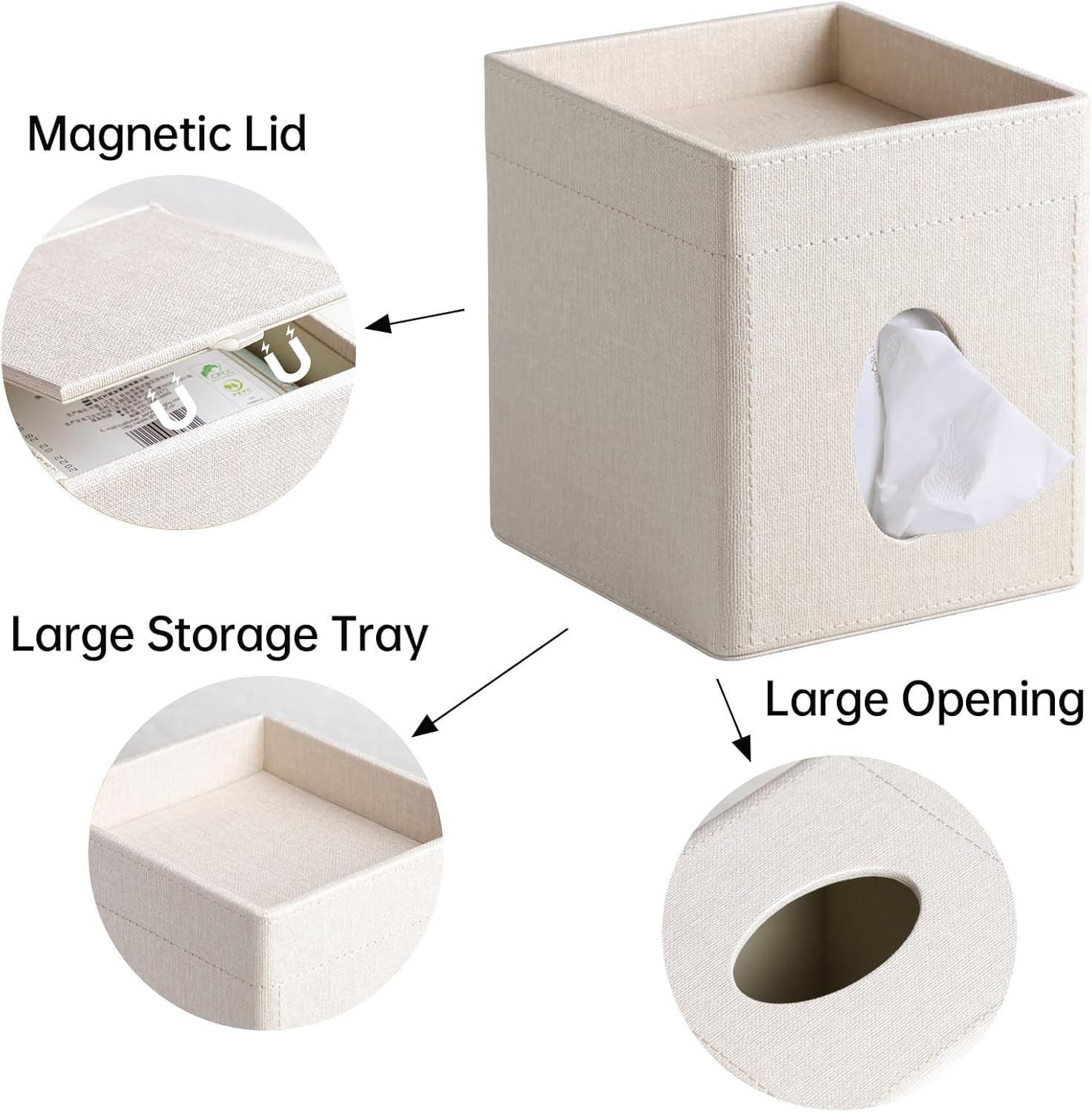 Storage Tray / Tissue Box Cover / Linen