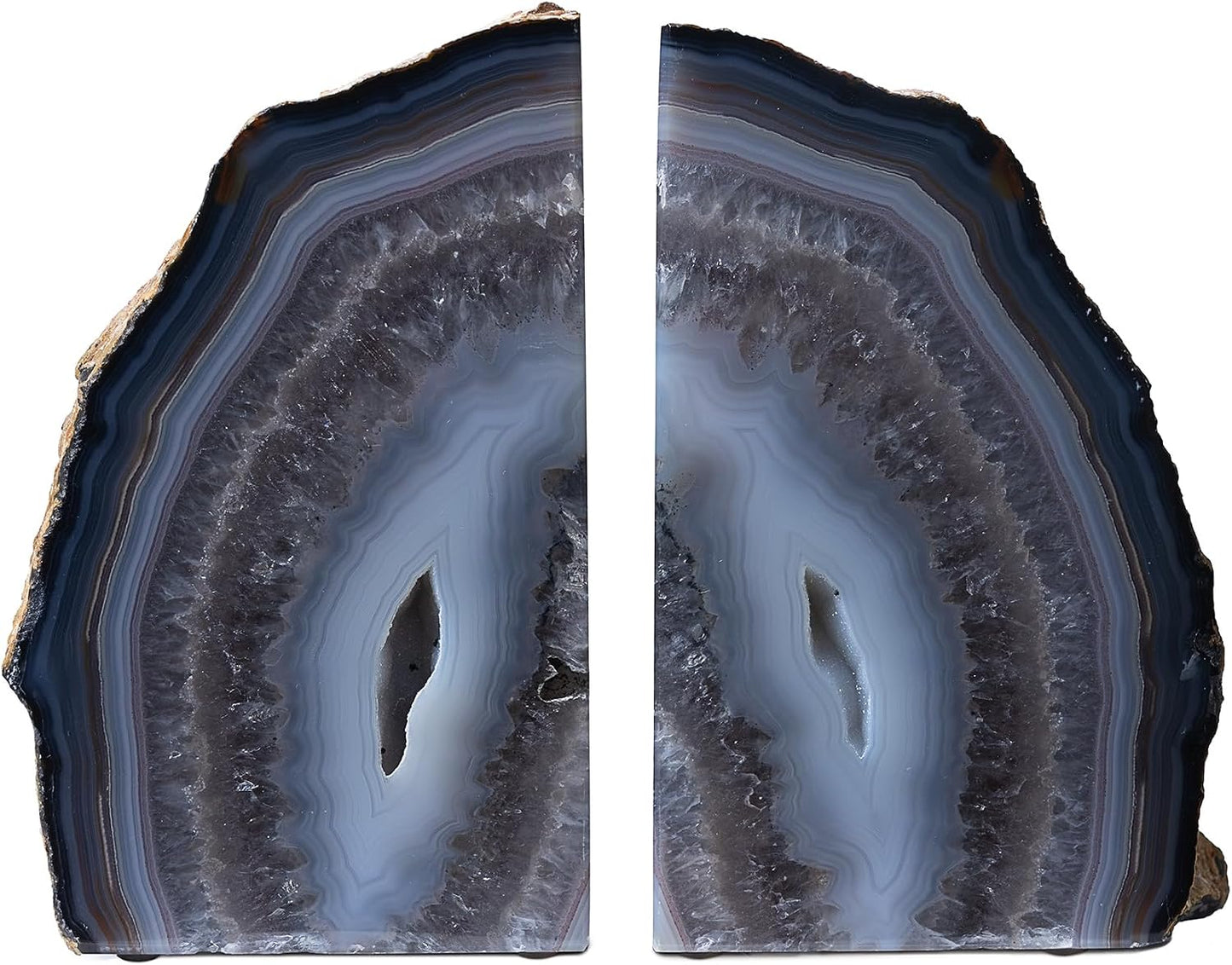 Agate Bookends / Earth Tone & Boho Decor / Natural / A Grade 3 - 4 Lbs