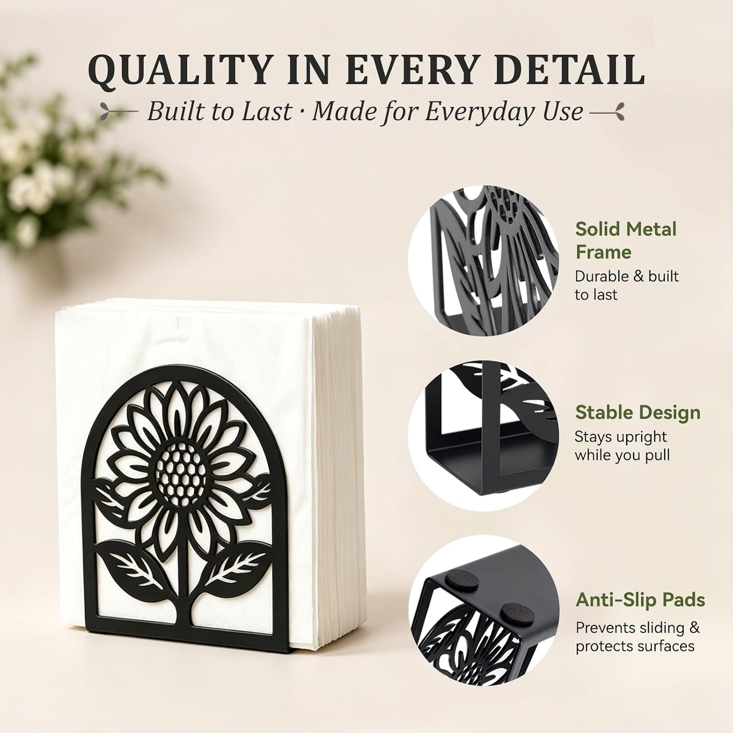 Decorative Metal Napkin Holders