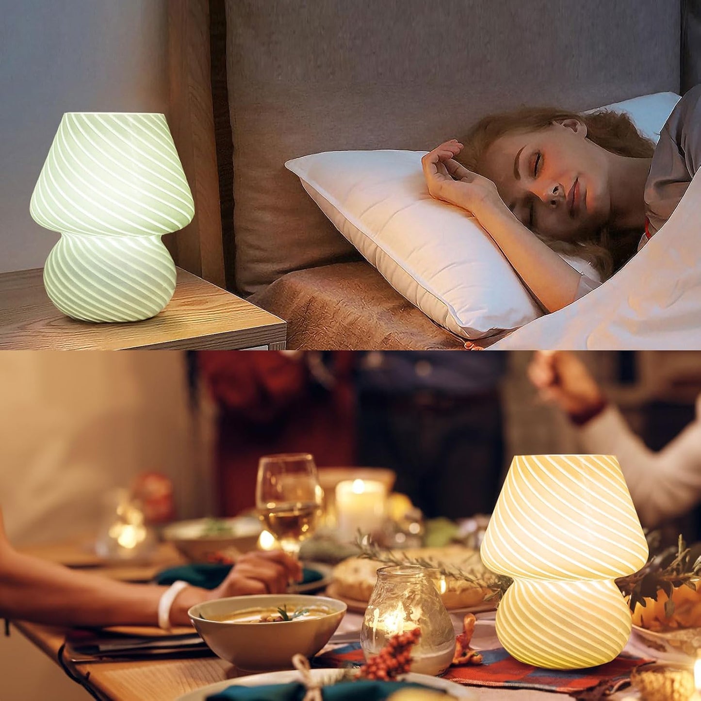 Free Dimming Nights Light / Stripegreen