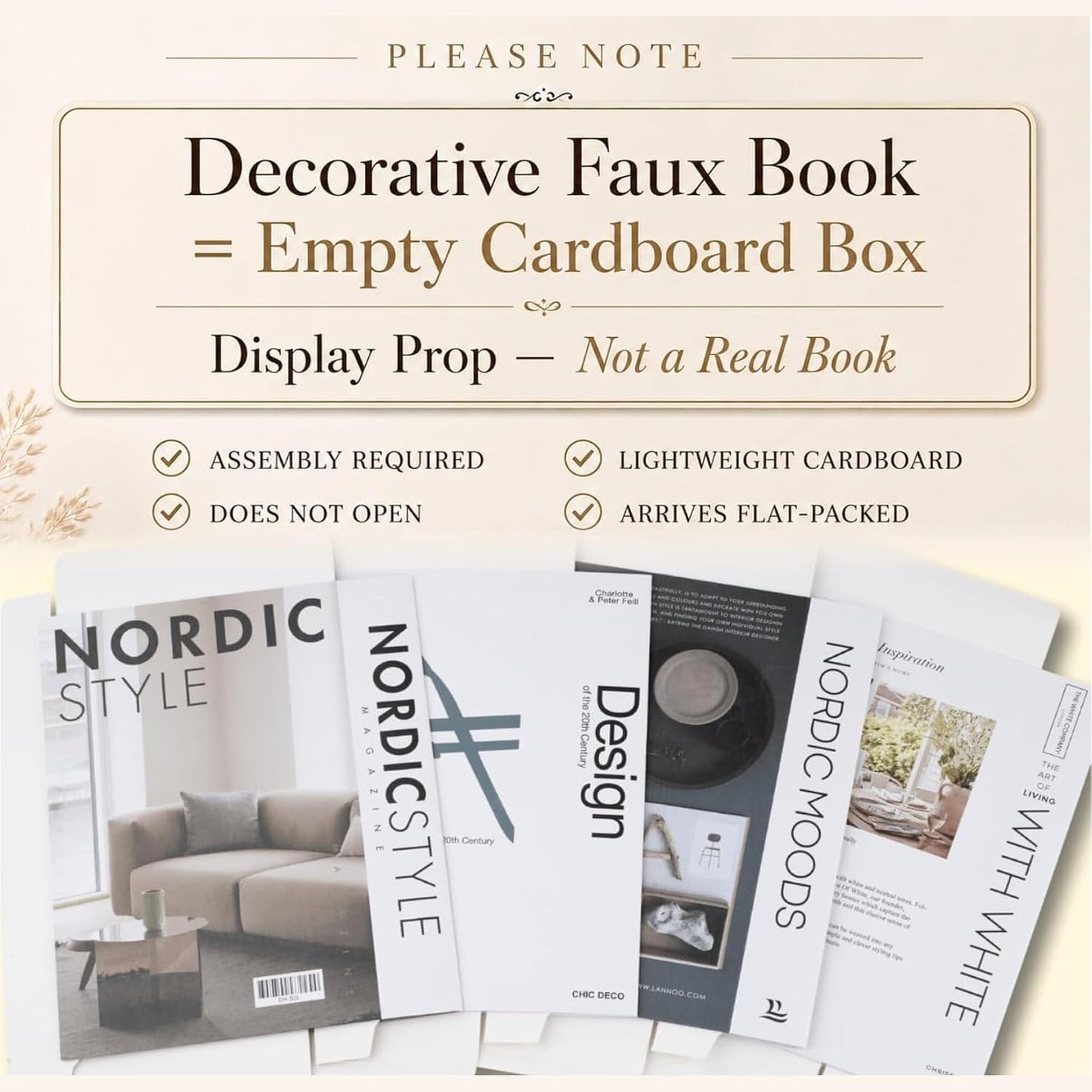 Not Real Books / Mono_large / Set of 4