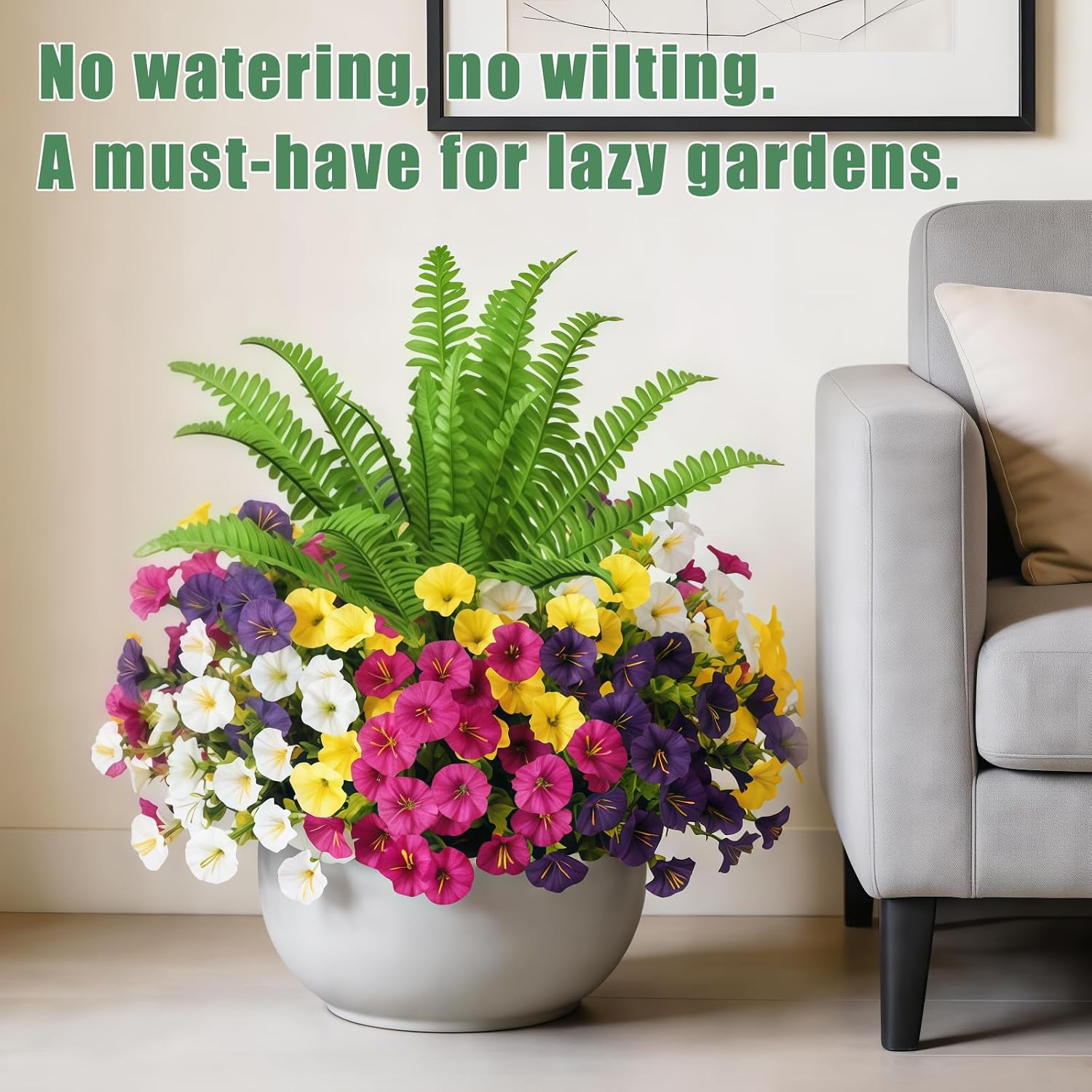 Artificial Flowers / UV Resistant fake Plants Flowers Bundles