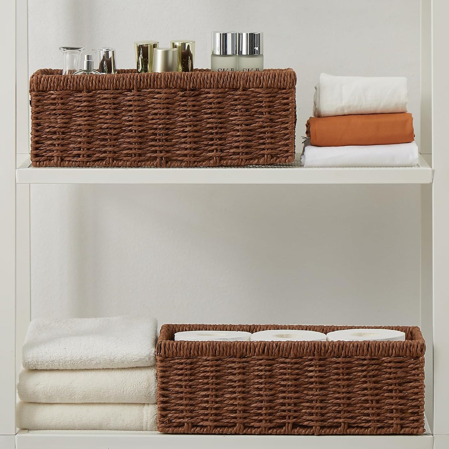 Wicker Baskets / Wicker Storage Basket / Paper Rope