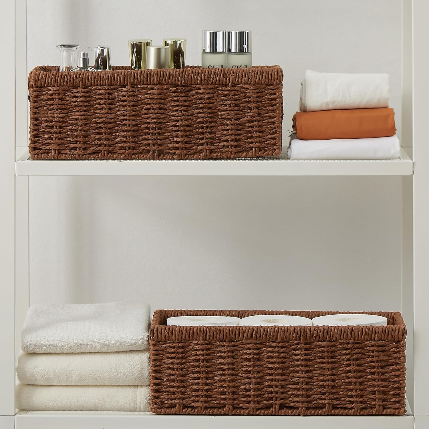 Wicker Baskets / Wicker Storage Basket / Paper Rope