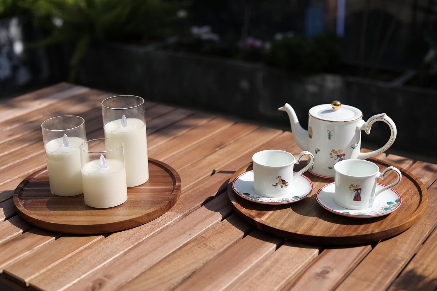 Round Wood Tray / 9.8
