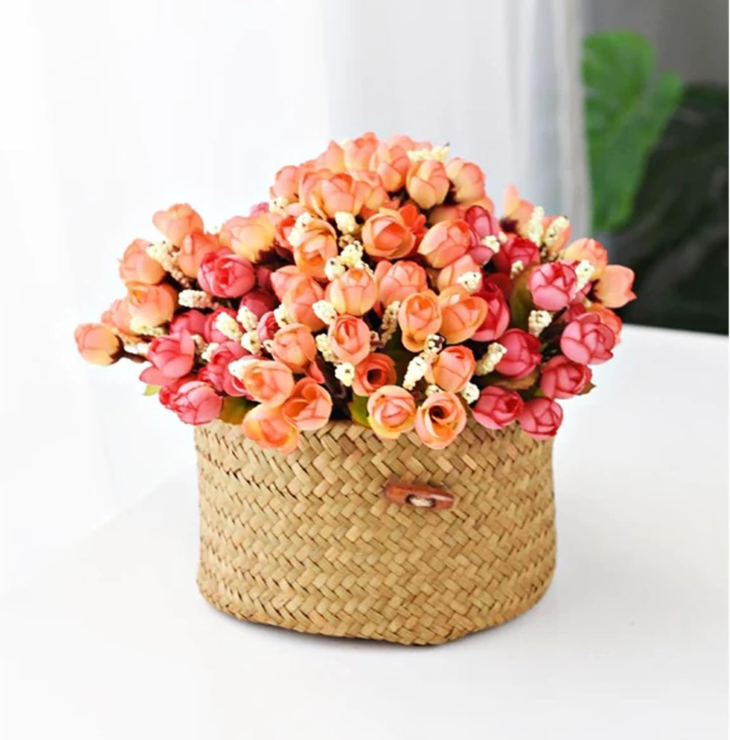 Seagrass Handmade Basket / Natural / 7 Inch