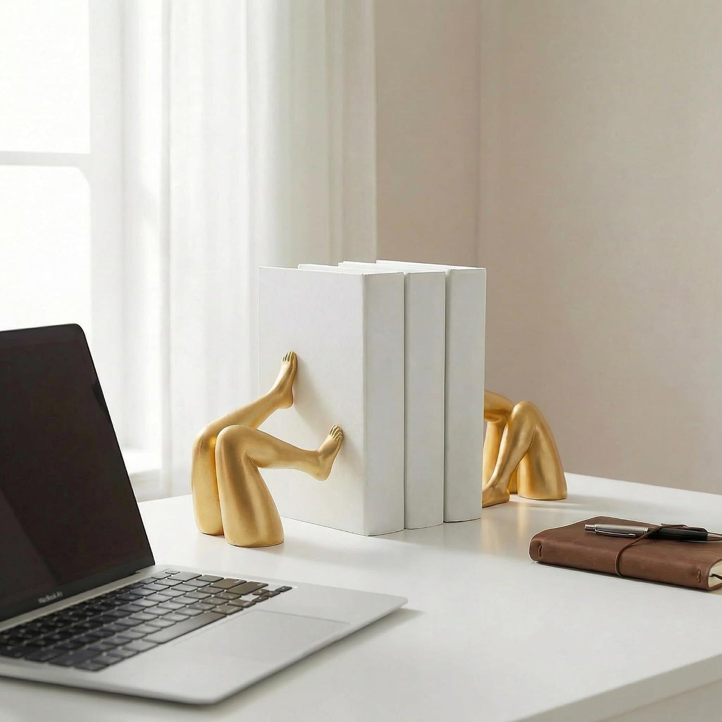 Resin Book / Decorative Book Ends / Gold