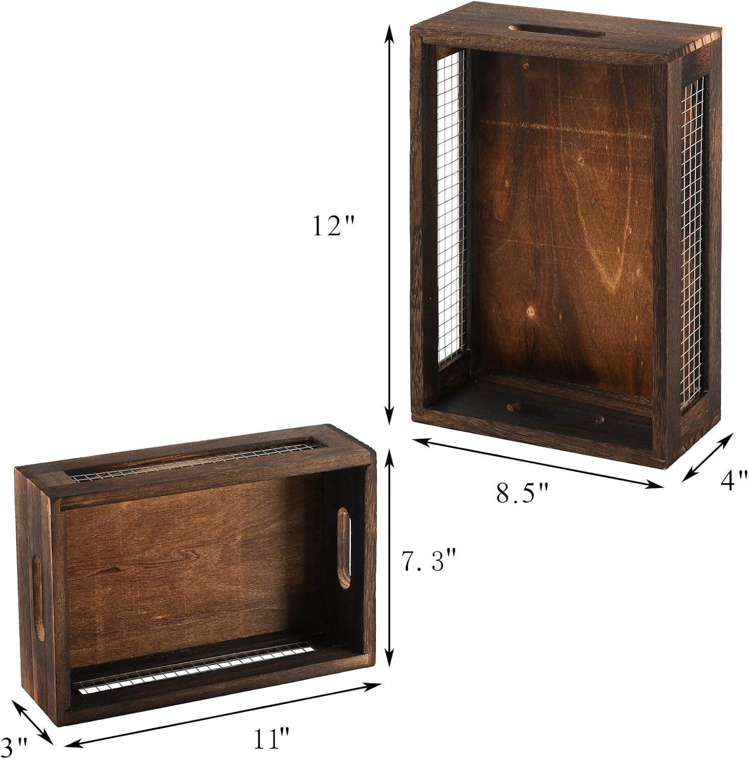Rustic Nesting Boxes / Set of 2
