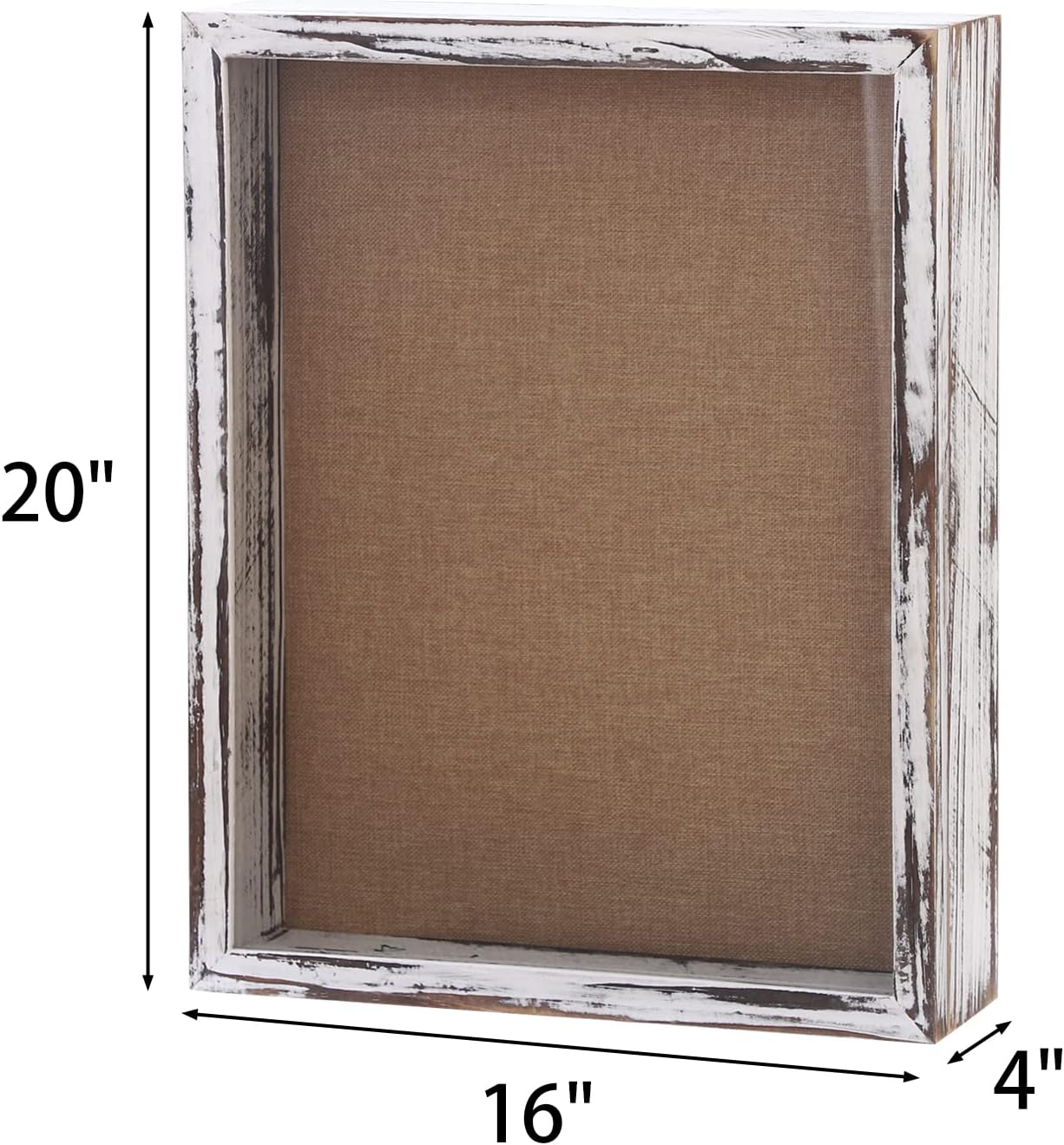 Shadow Box Frame16x20, Extra Large Shadow Boxes Display Cases with Hinged Door, Memorial Shadow Box Frame for Baseball