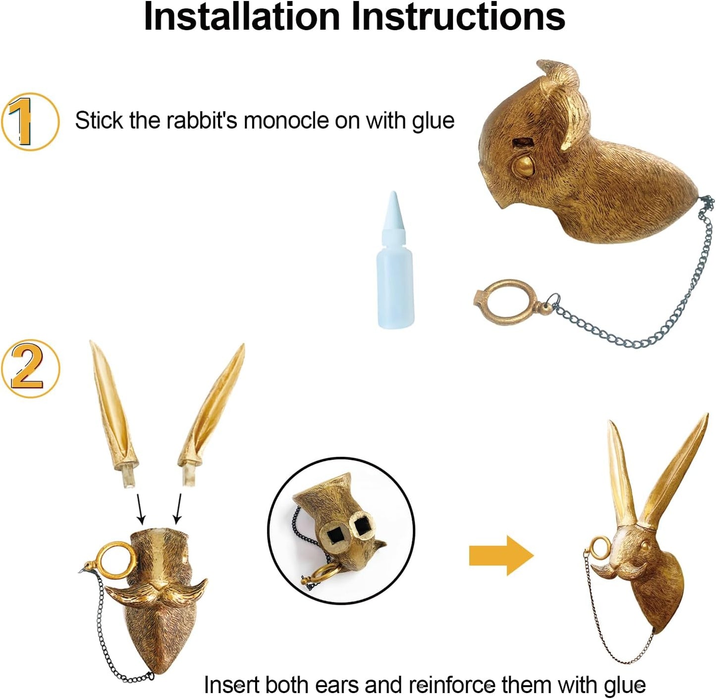 Animal Heads Wall Decor / RABBIT