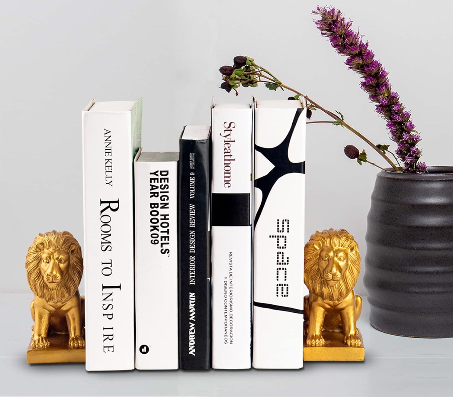 Lion Book Ends