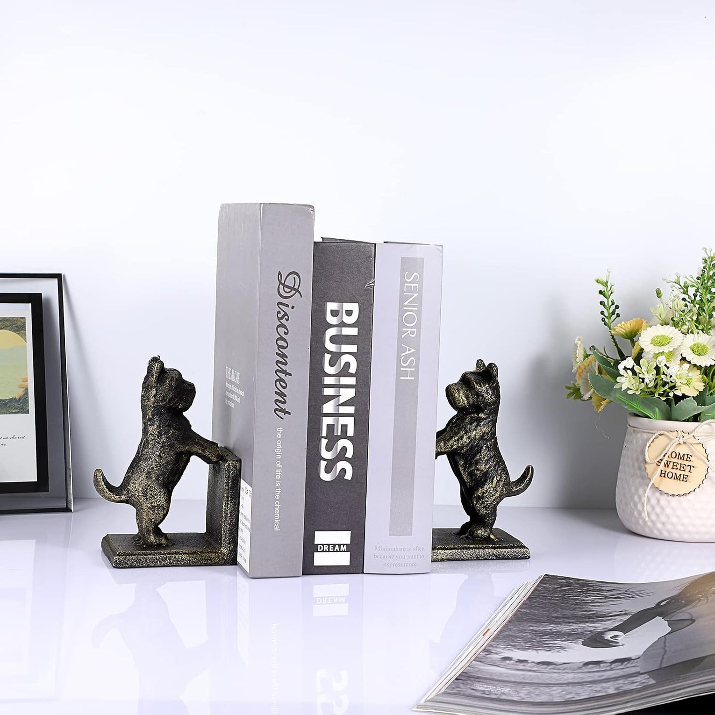 Heavy Duty Book / Dog Shape / Set of 2