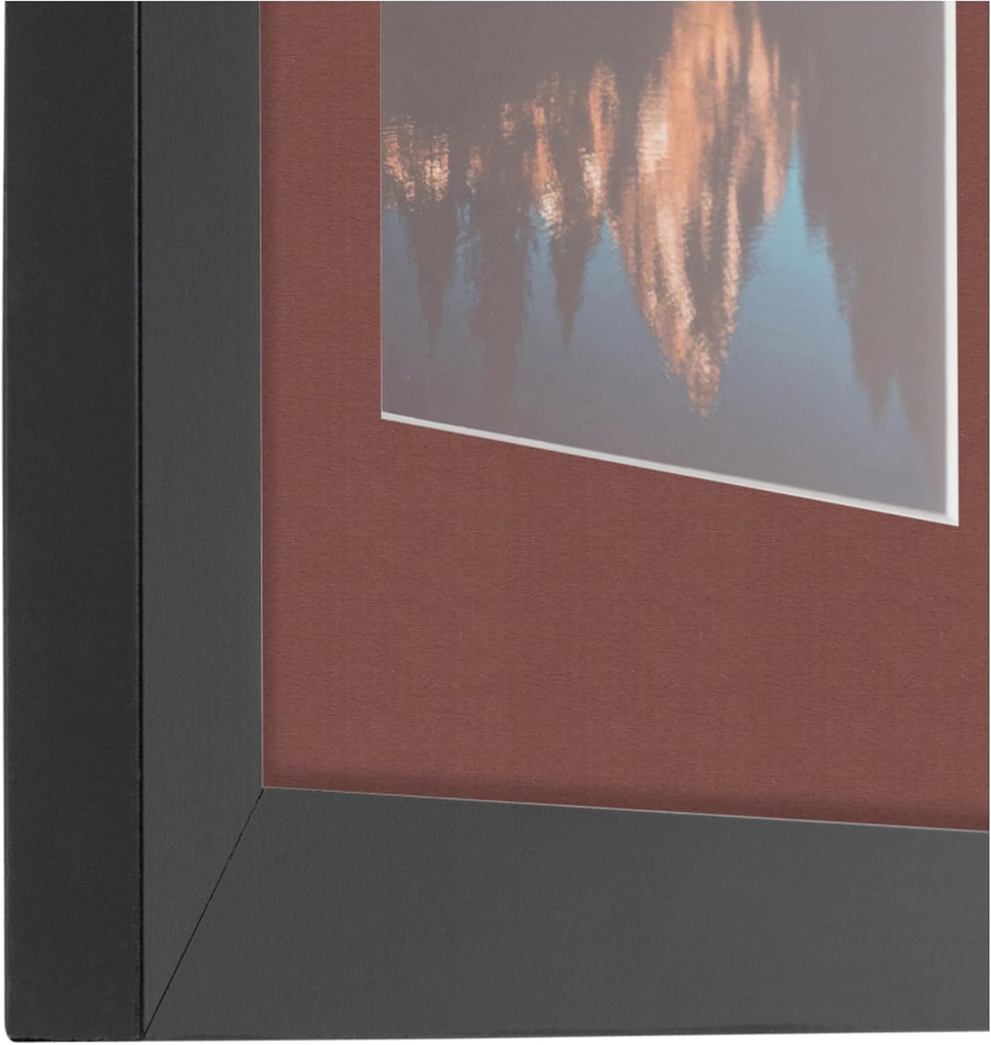 ArtToFrames Collage Picture Frame 3 Opening 3-5x7 Photo Frame | Made in USA | Black Frame Brique and Black Mats | Wall