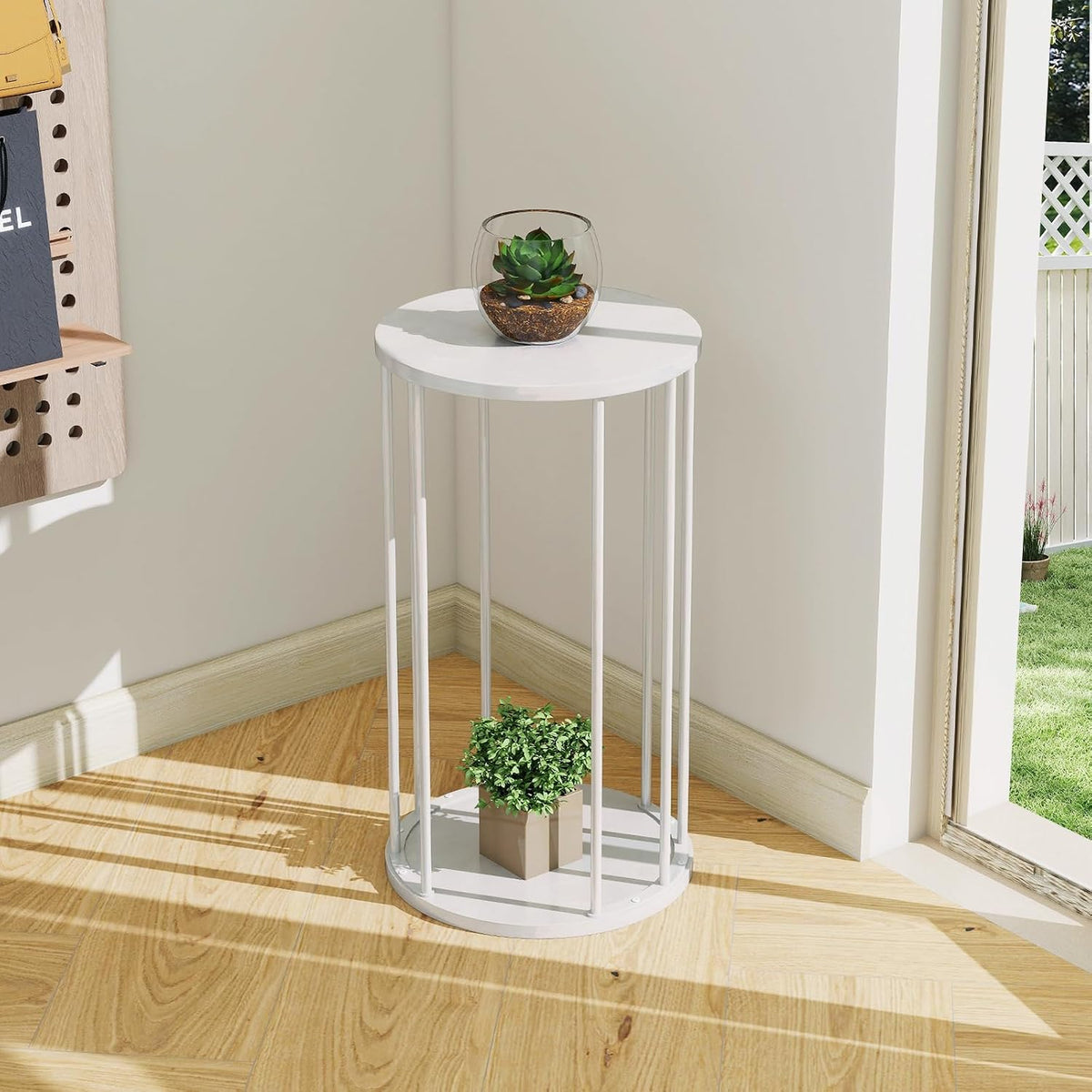 Plant Stand Indoor,small plant stool,Flower Pot Corner stand holder,Mid Century Heavy Duty Metal Tall Home Decor,Modern