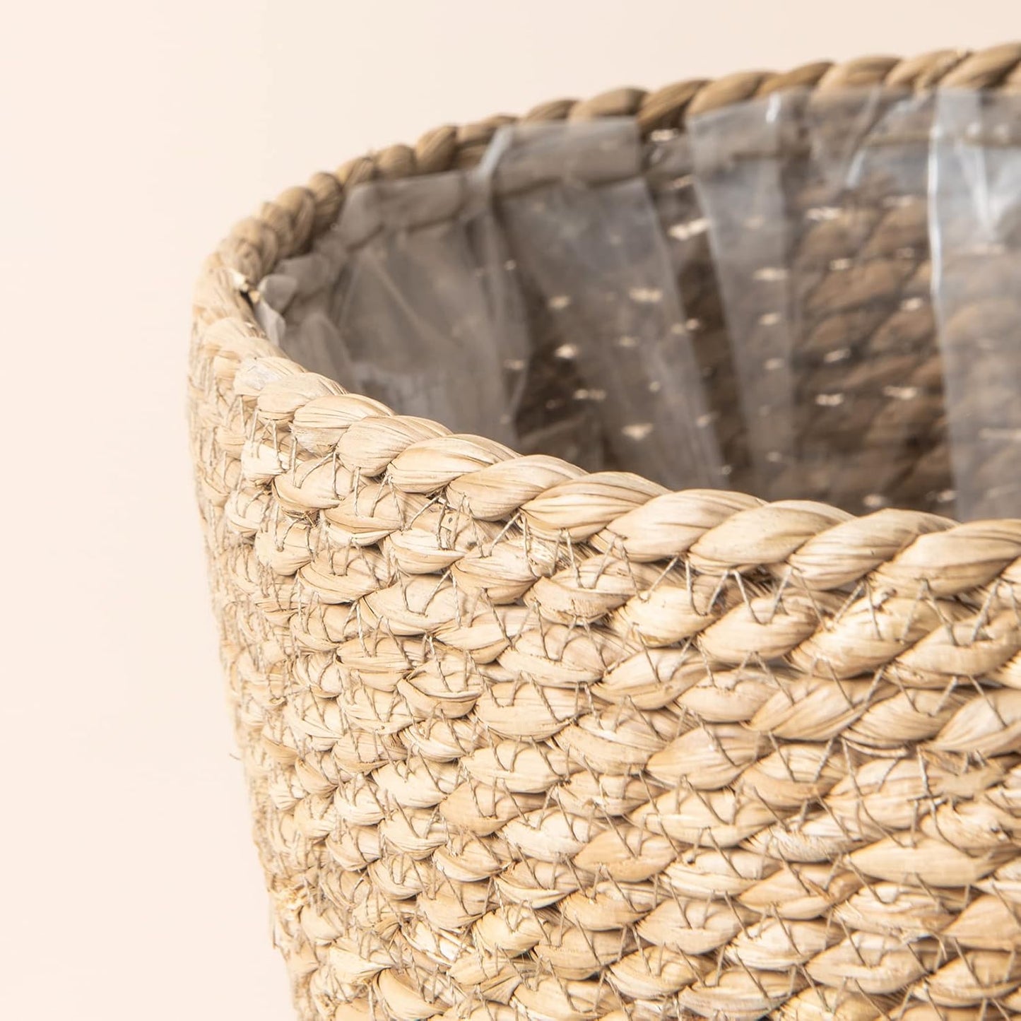 La Jolíe Muse Seagrass Planter Basket Indoor / Brown / 10.2"+8.7"+6.7 / Set of 3