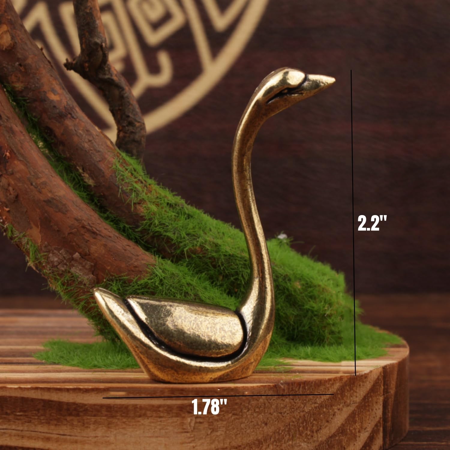 Metal Statue / Pure Brass Statue / Swan