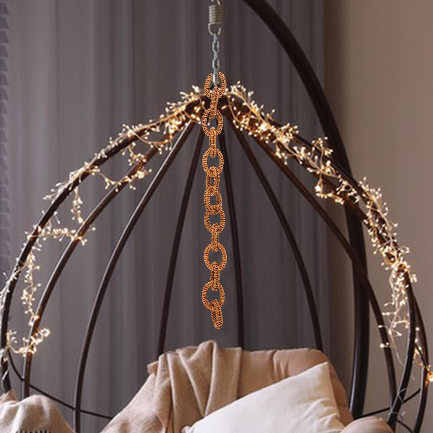 Rattan Garland / Boho Chain Link Decor