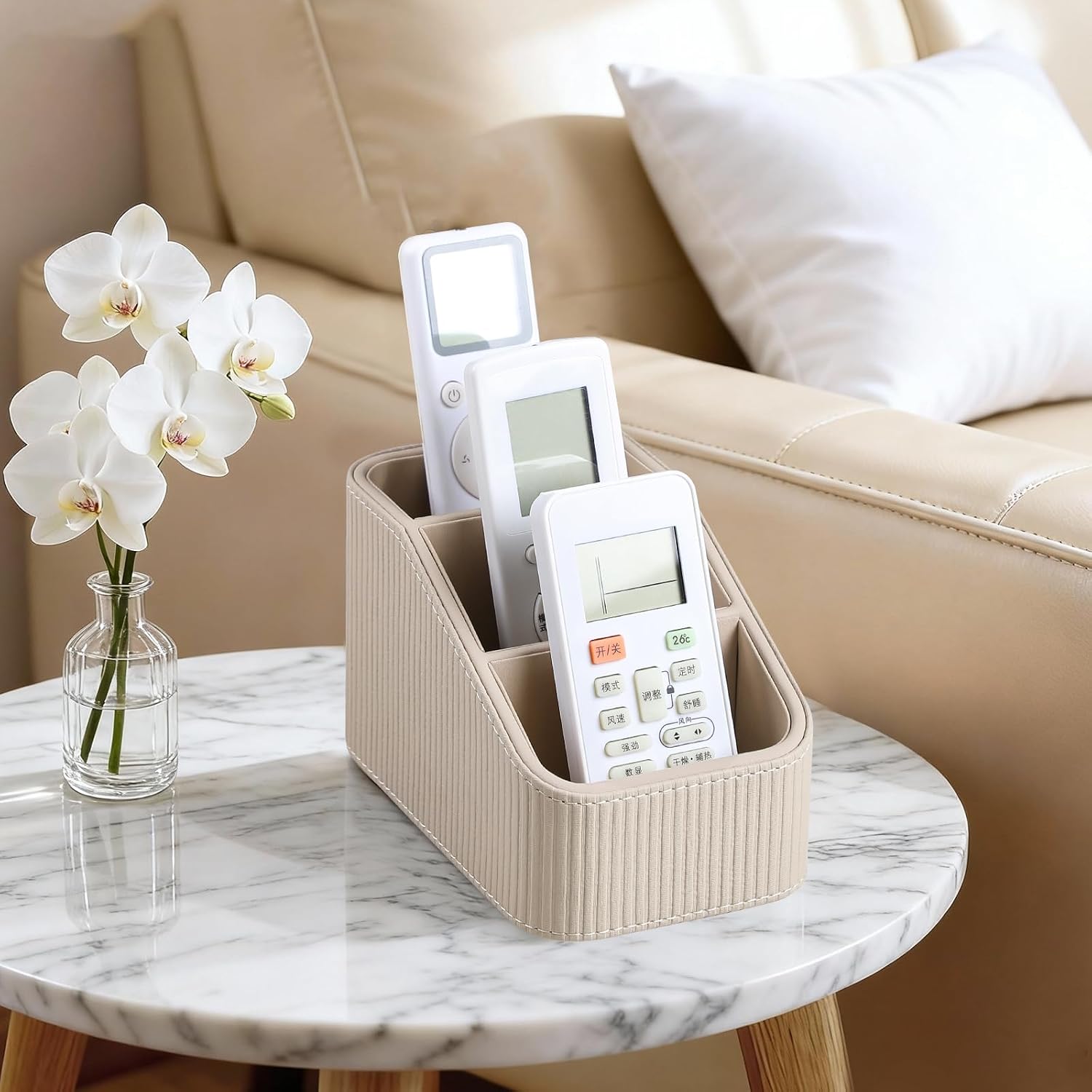 Remote Control Holder / Beige