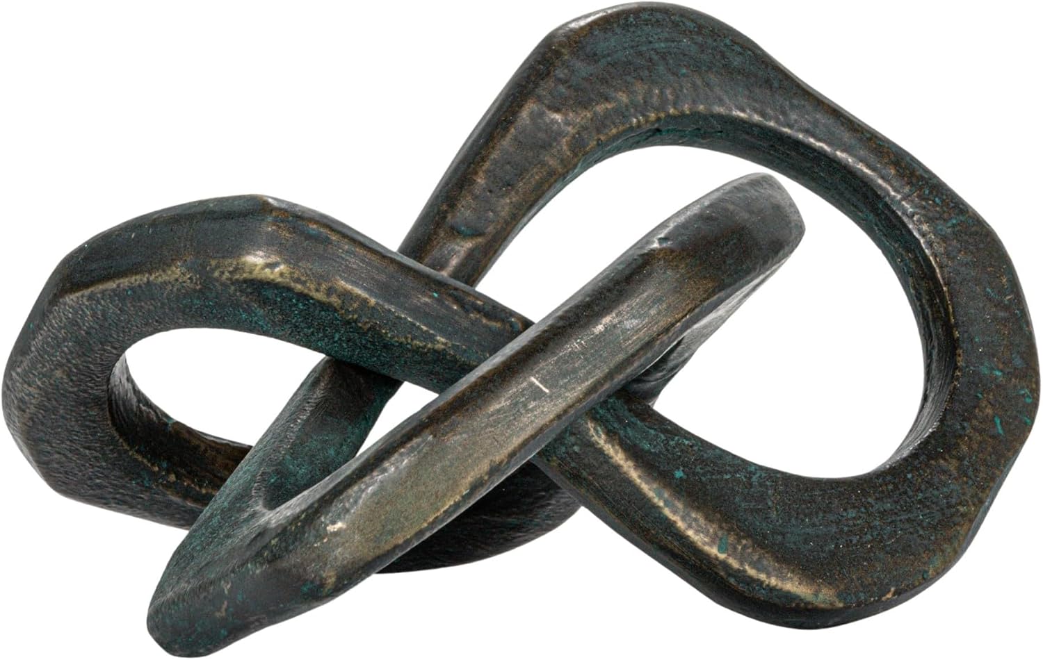 Antique Metal Knot Figurine / Black