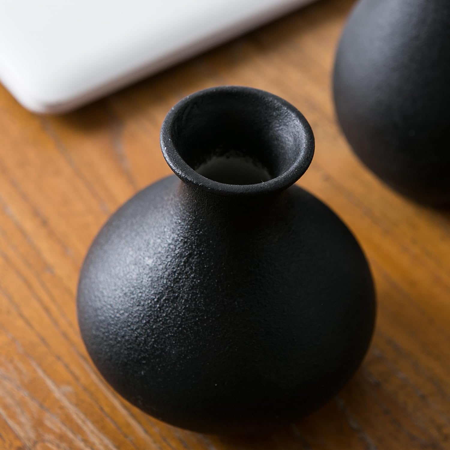 Ceramic Small Vase / Black / Set of 5