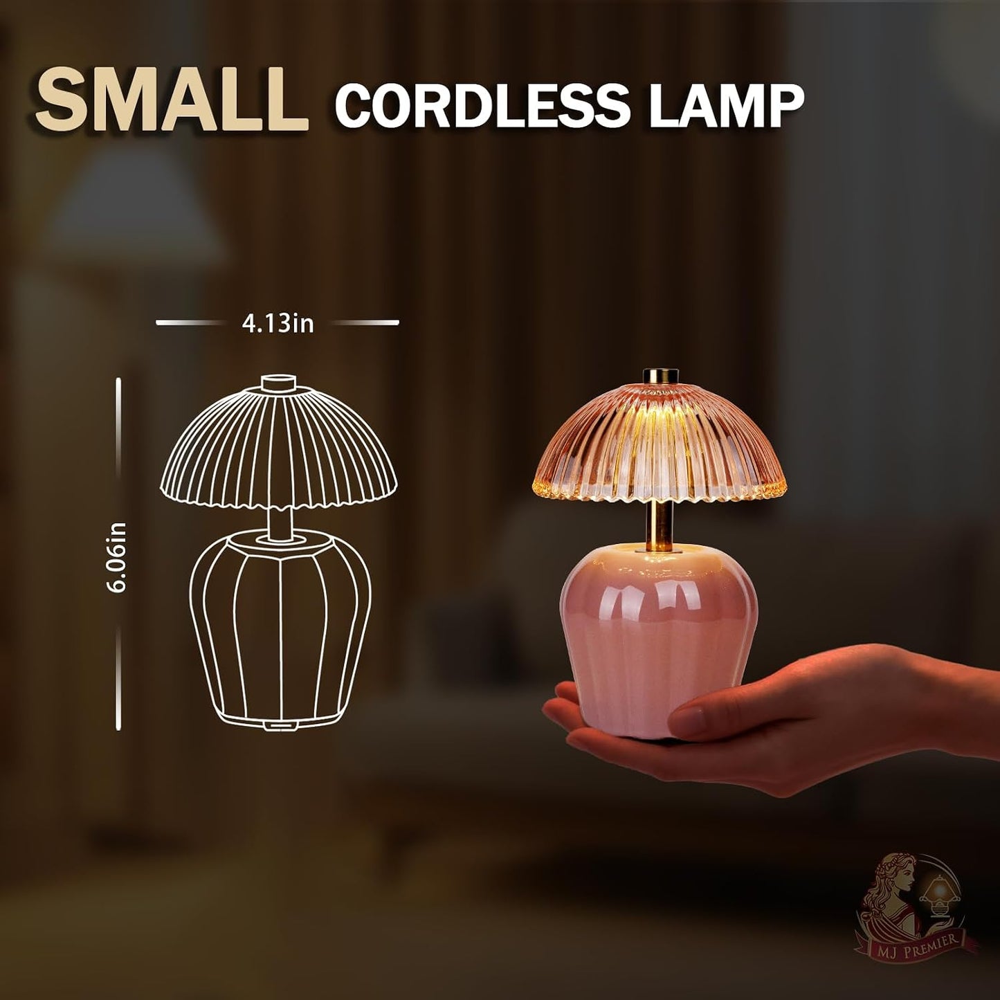 Rechargeable Table Lamp / Pink-2packs