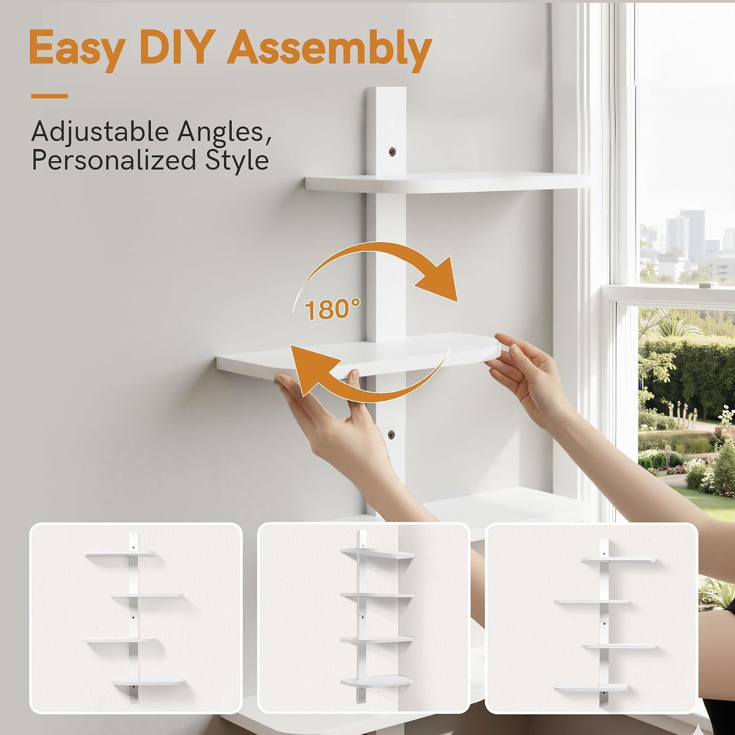 Floating Shelves / White