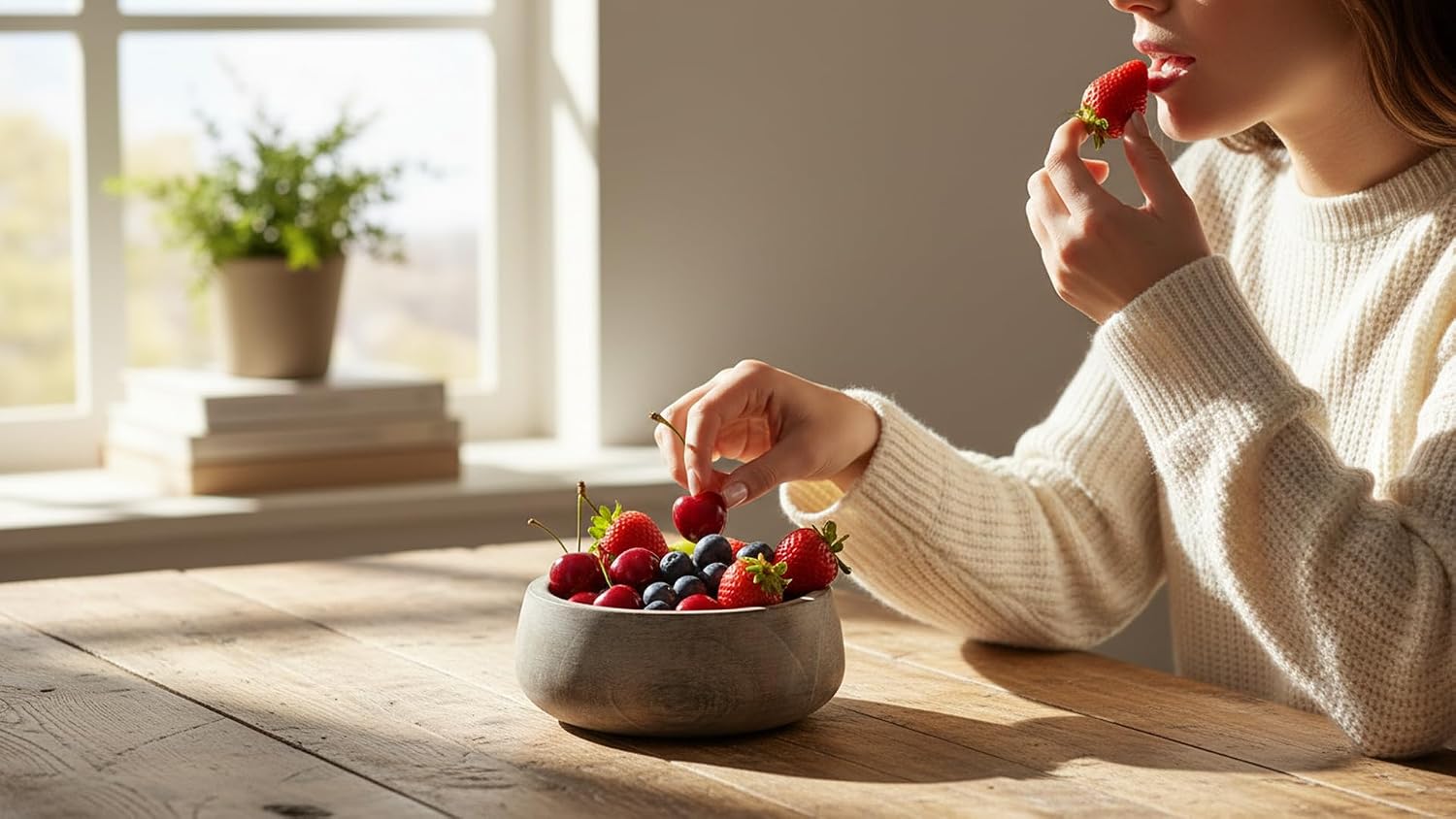 Handmade 6" Decorative Wooden Snack Serving Bowl For Dry Fruits Chips Coffee Table Countertop
