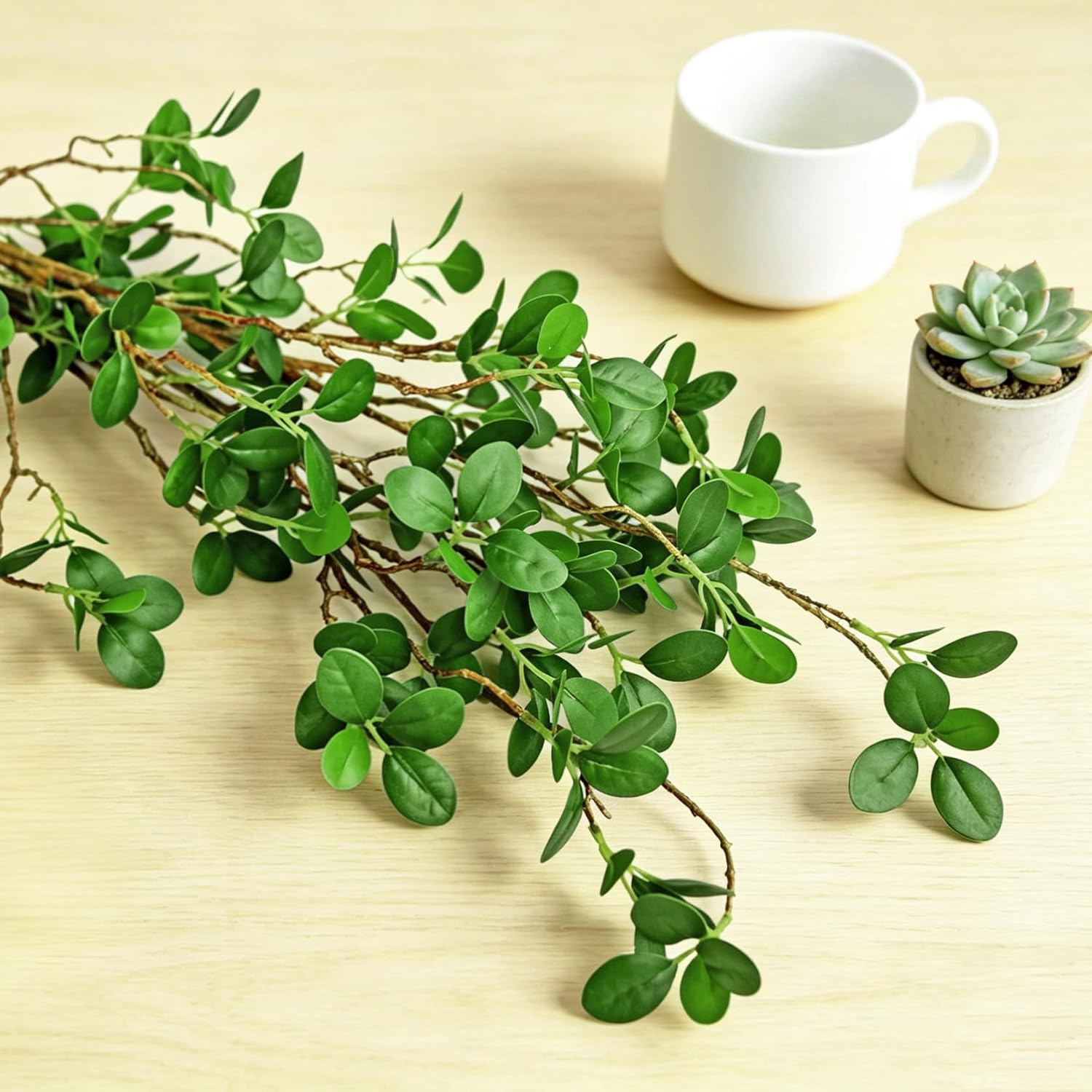 Artificial Eucalyptus Branches / Green
