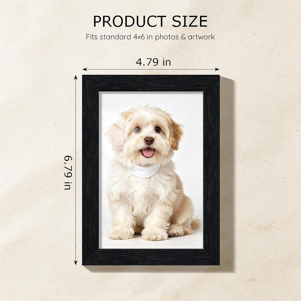 Wiscet 4x6 Picture Frame Set of 30, Bulk Black Photo Frames for 4x6 Photos | Multi Picture Frames for Wall or Tabletop