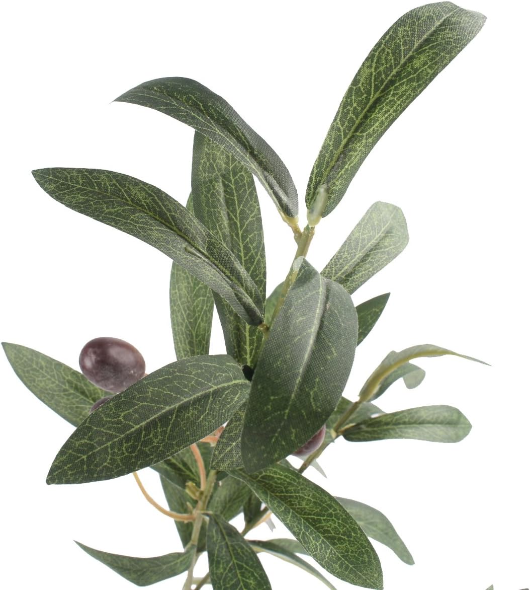 Artificial Olive Branch Stems / Green / 28 Inch / Set of 5