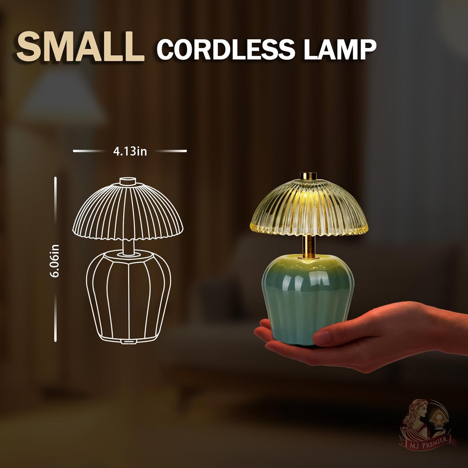 Rechargeable Table Lamp / Green
