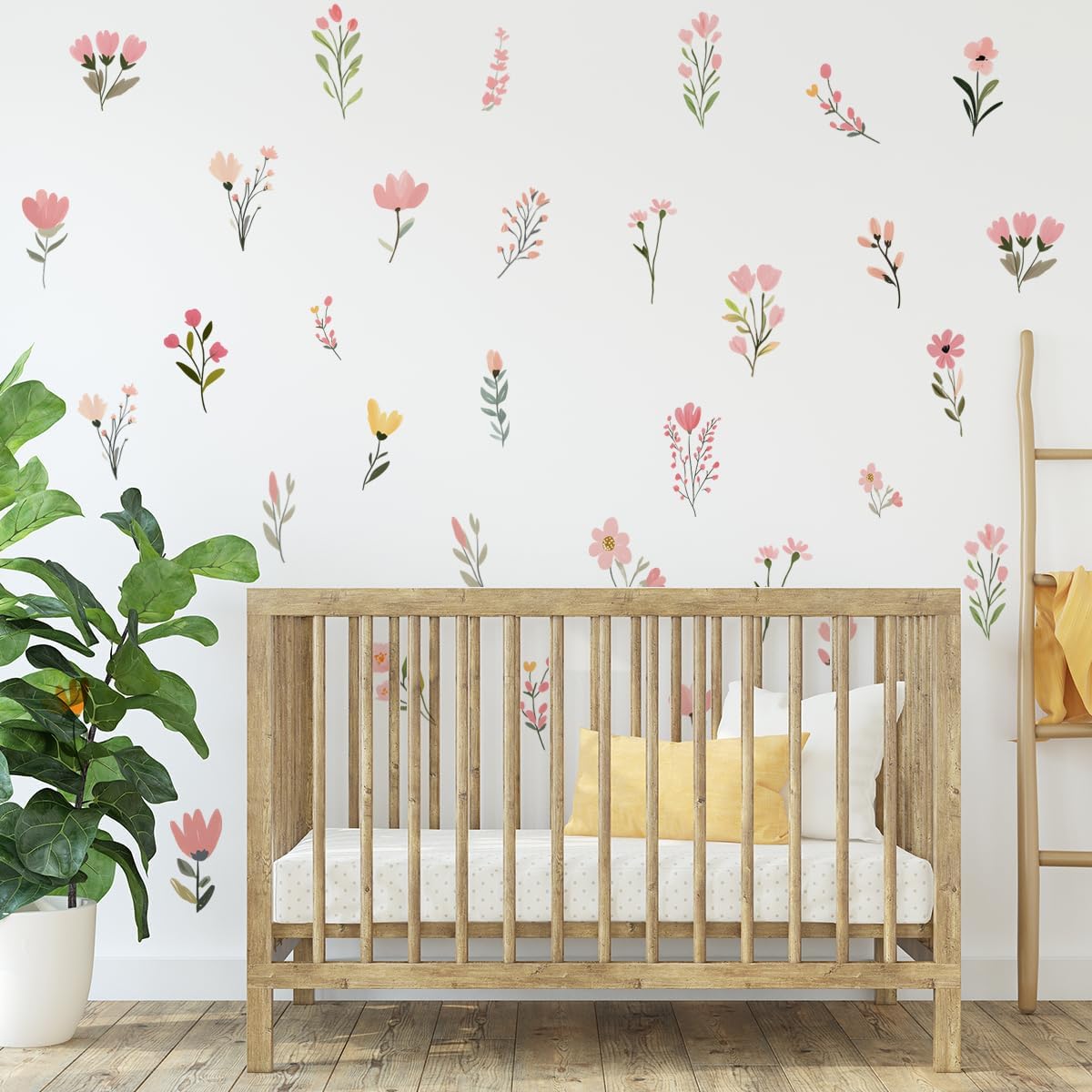 Boho Flower Wall Decals / S203-flower-wall Stickers