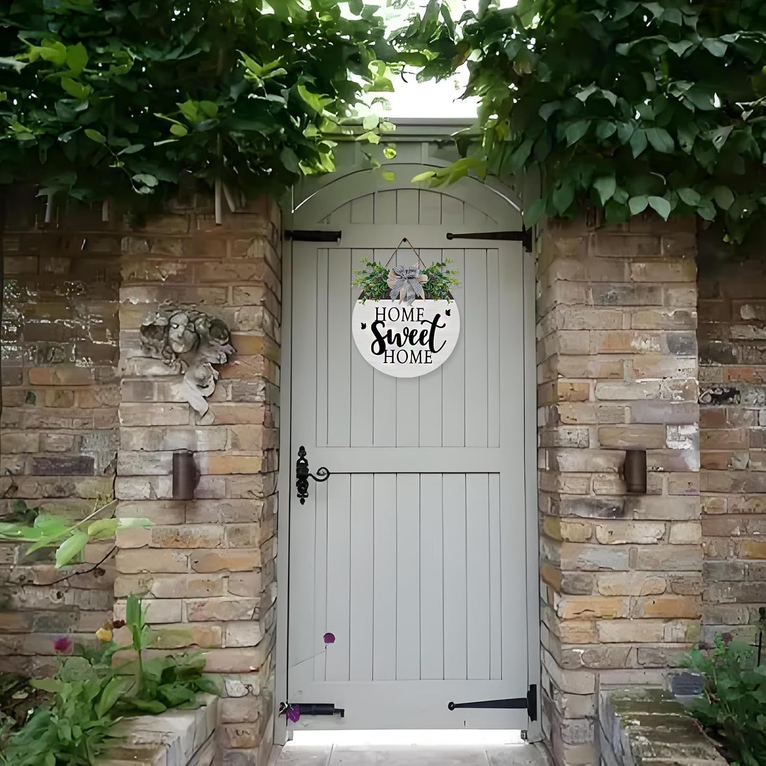 Wooden Welcome Sign For Front Door Home Sweet Home Decor Sign Hanging Home Porch Wall Decor Home