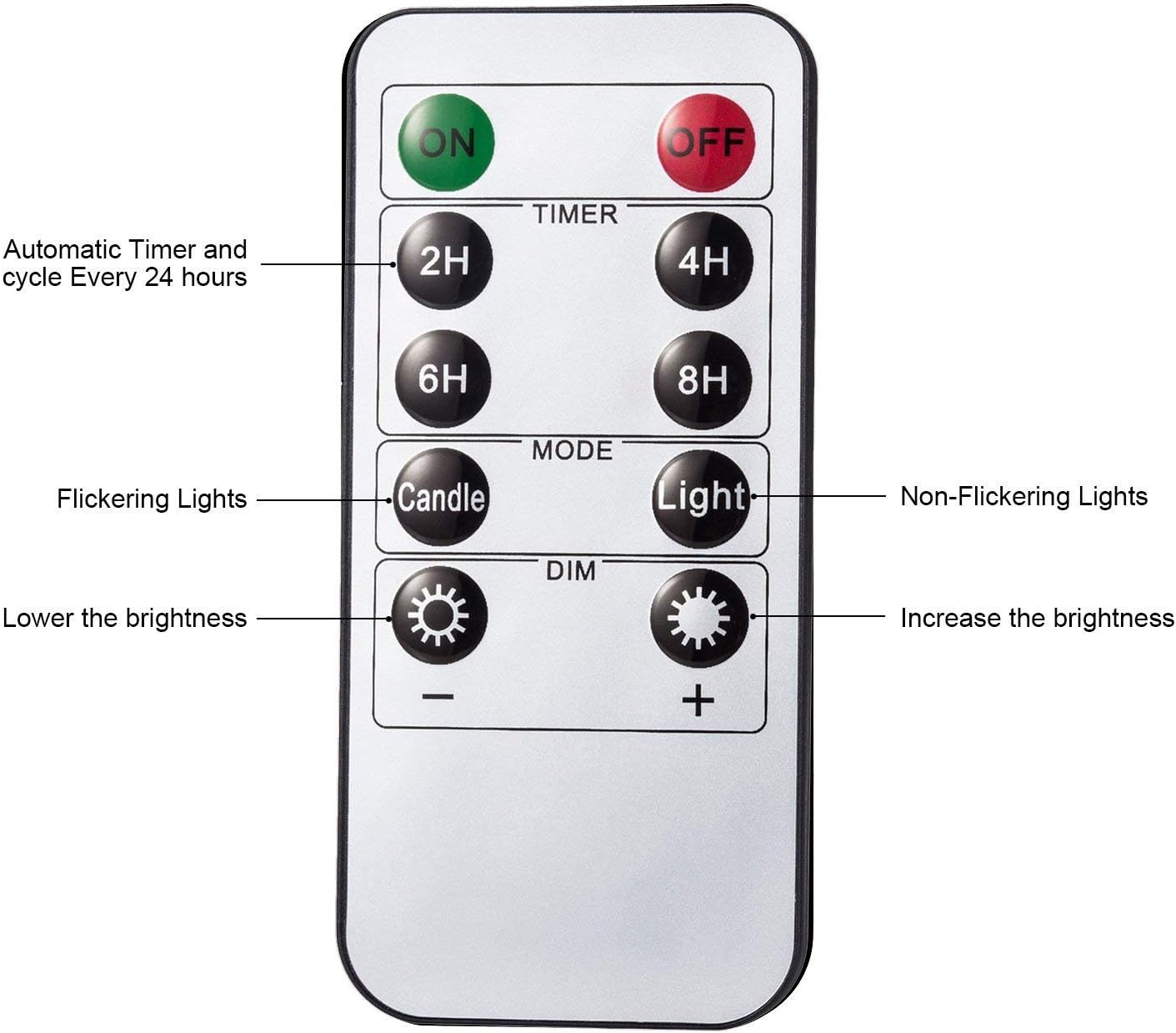 AKU TONPA Flameless Candles Battery Operated Pillar Real Wax Electric LED Flickering Candle Sets with Remote Control