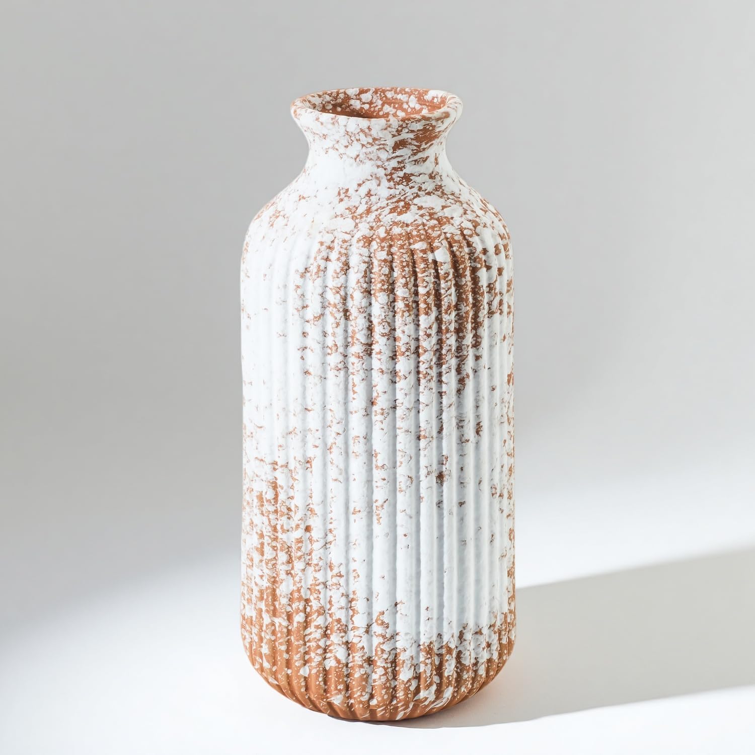 Rustic Ceramic Vase 9 / Terracotta-9
