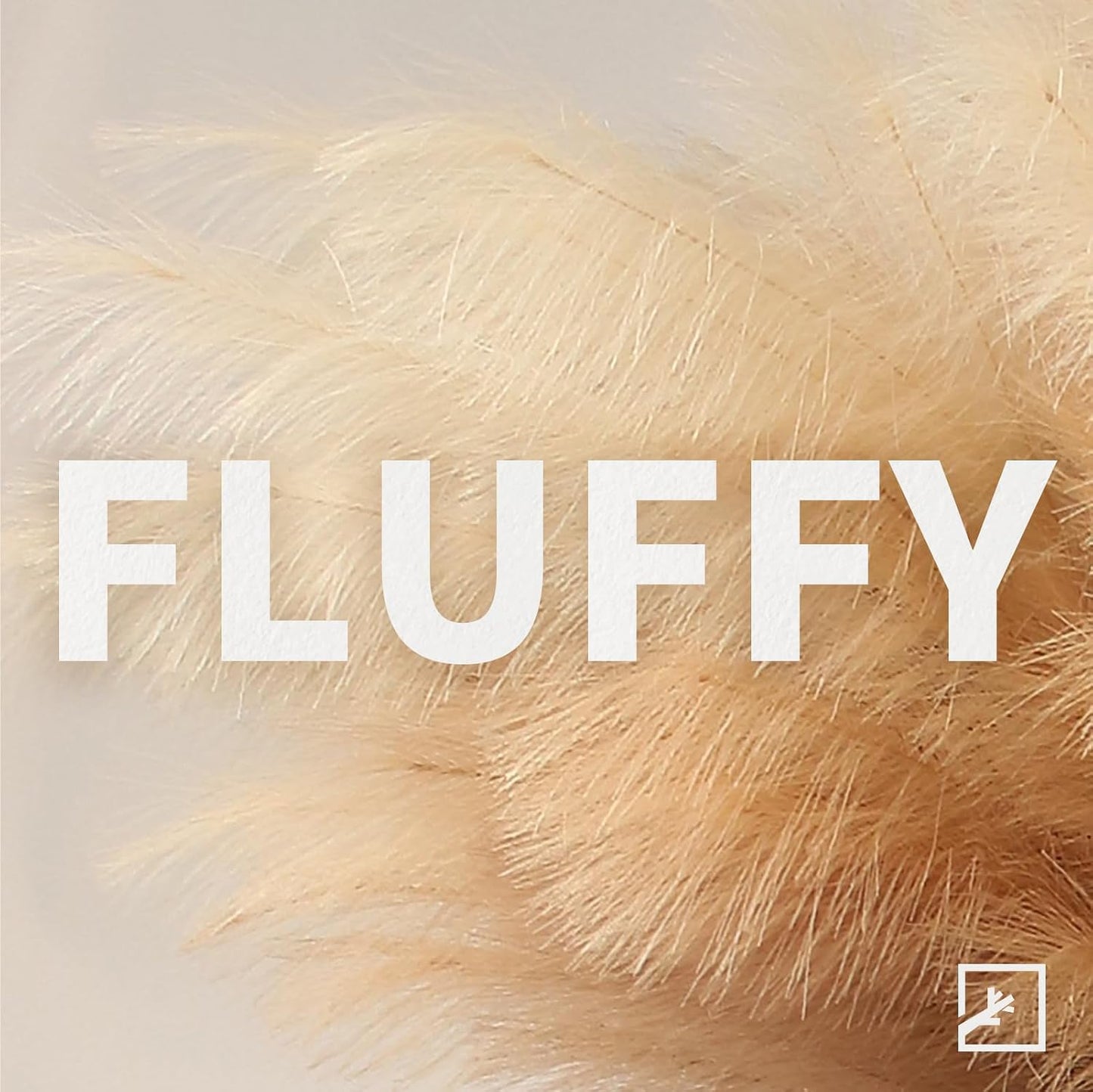 38"/ Faux Pampas Grass Large Tall Fluffy / Beige & Coffee & Brown / 38in / 3.1 Inch / Set of 7