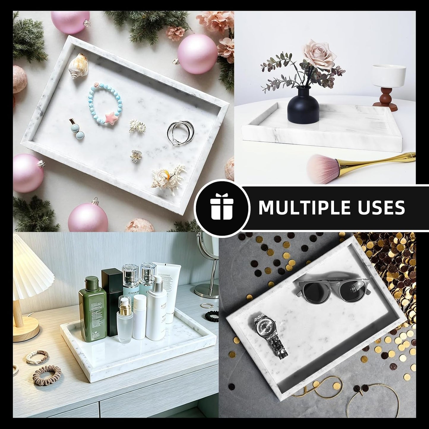Spots Serving Tray / Star White