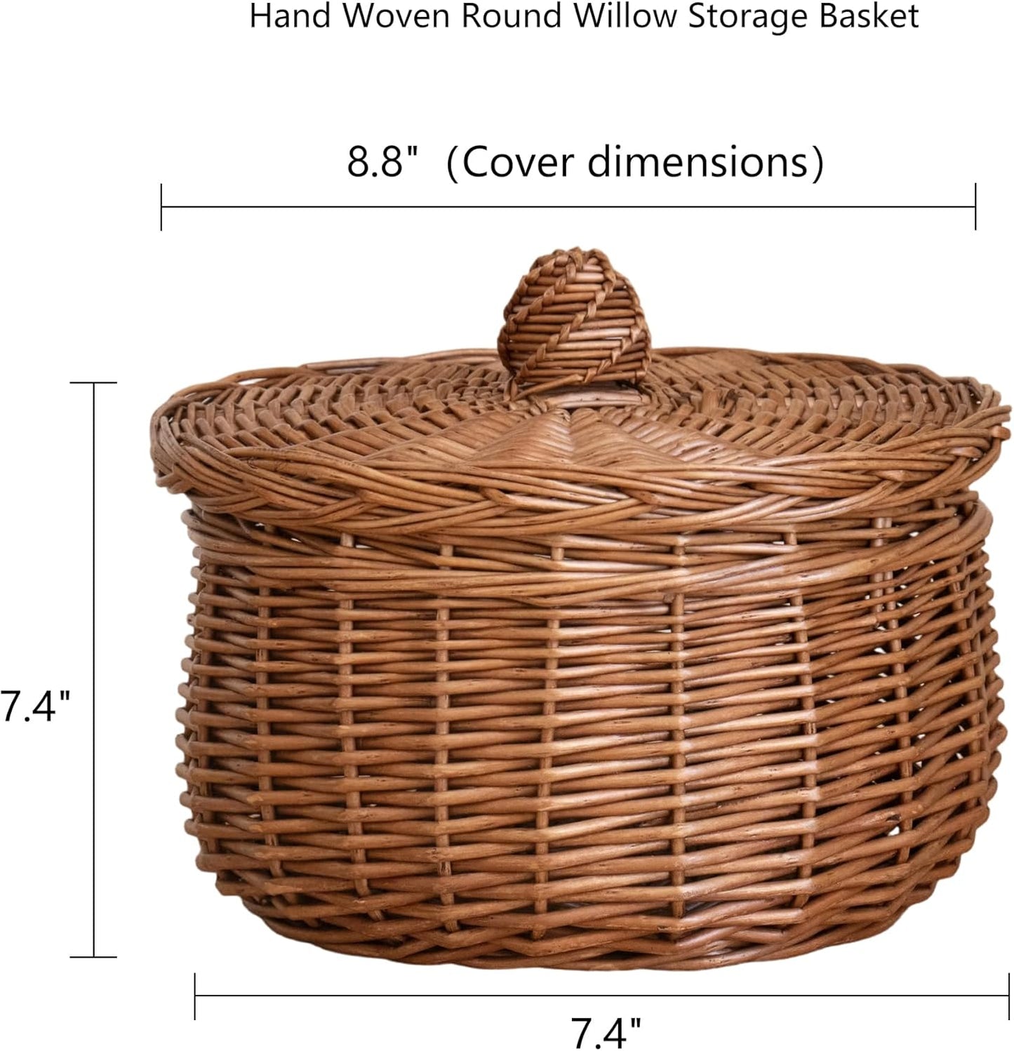 Handwoven Wicker Egg Basket