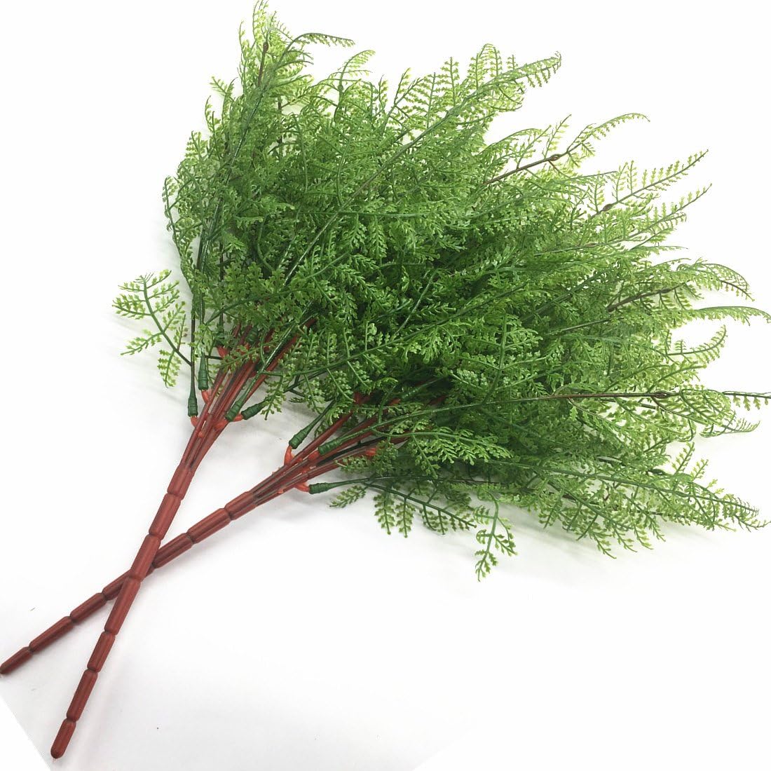 Plastic Persian Grass Fake Plants Wedding Indoor Outdoor Home Garden / Fern Leaves / Set of 2