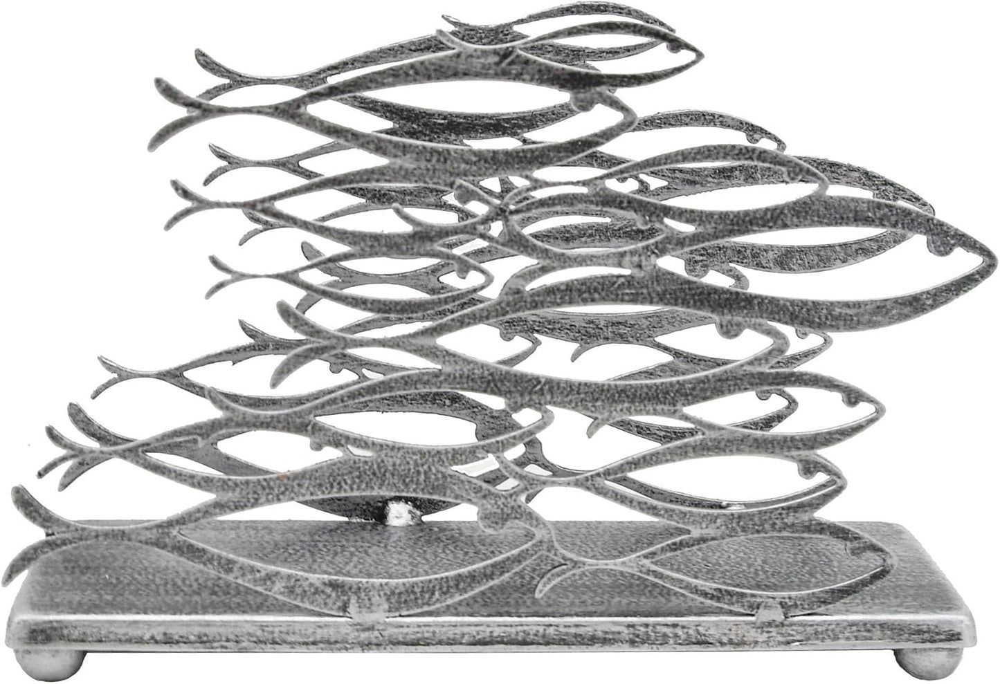 Fish Design Napkin Holder / Silver