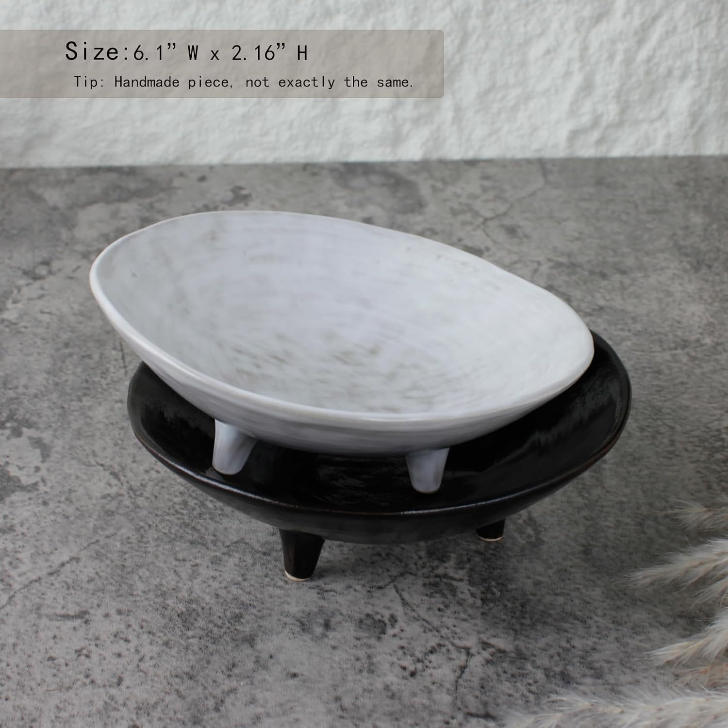 Multi-Purpose Small Ceramic Bowl / 6.1" DIA / Natural White