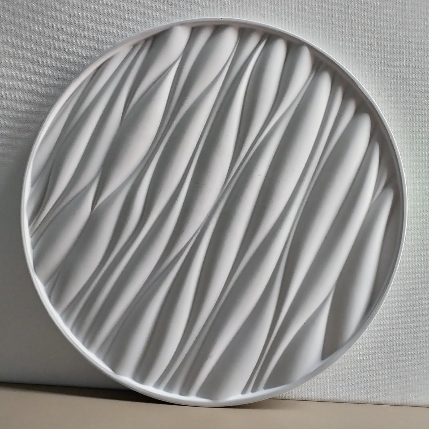 Big Round Resin Tray Molds / Big Round Wave Tray / 11.8 Inch