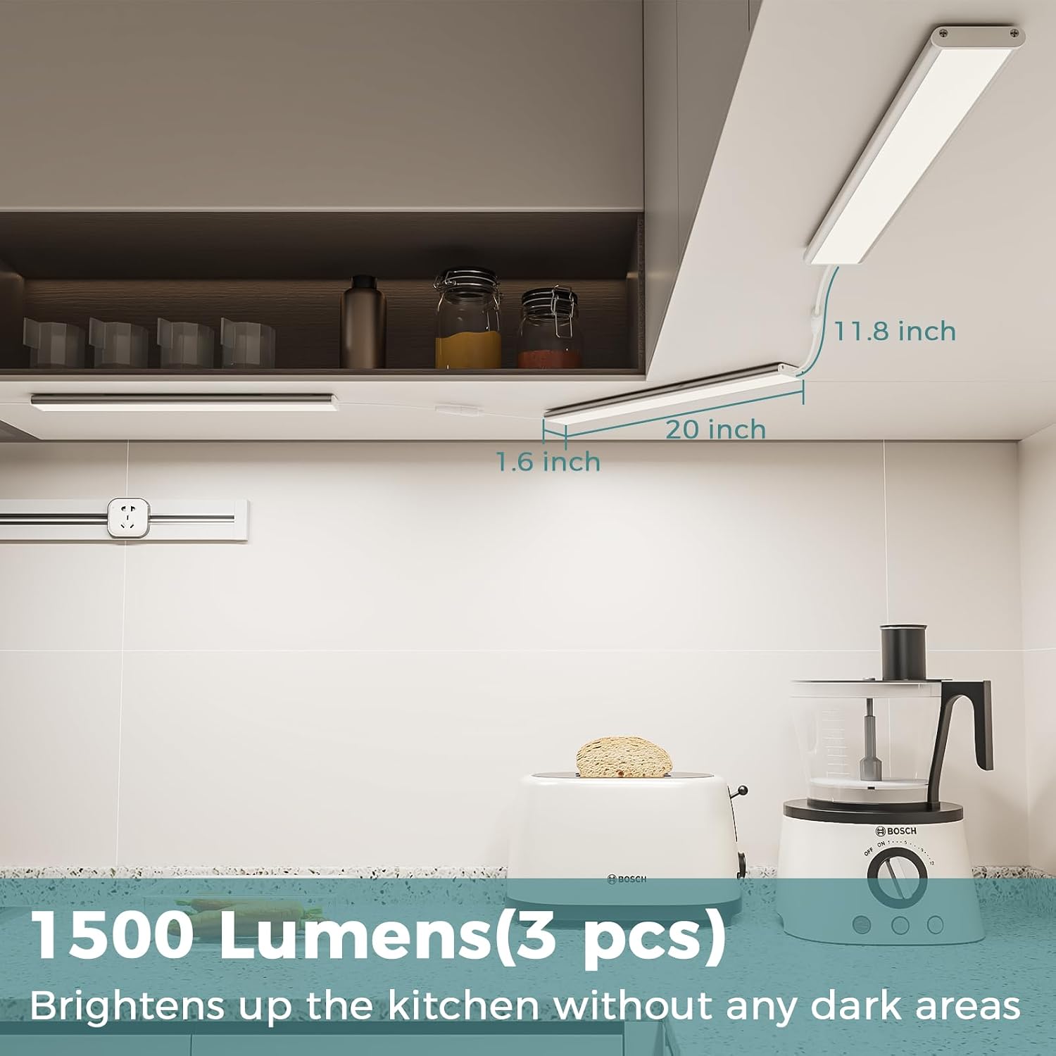 Under Cabinet Plug in 4000K 6 Pack 12 inch