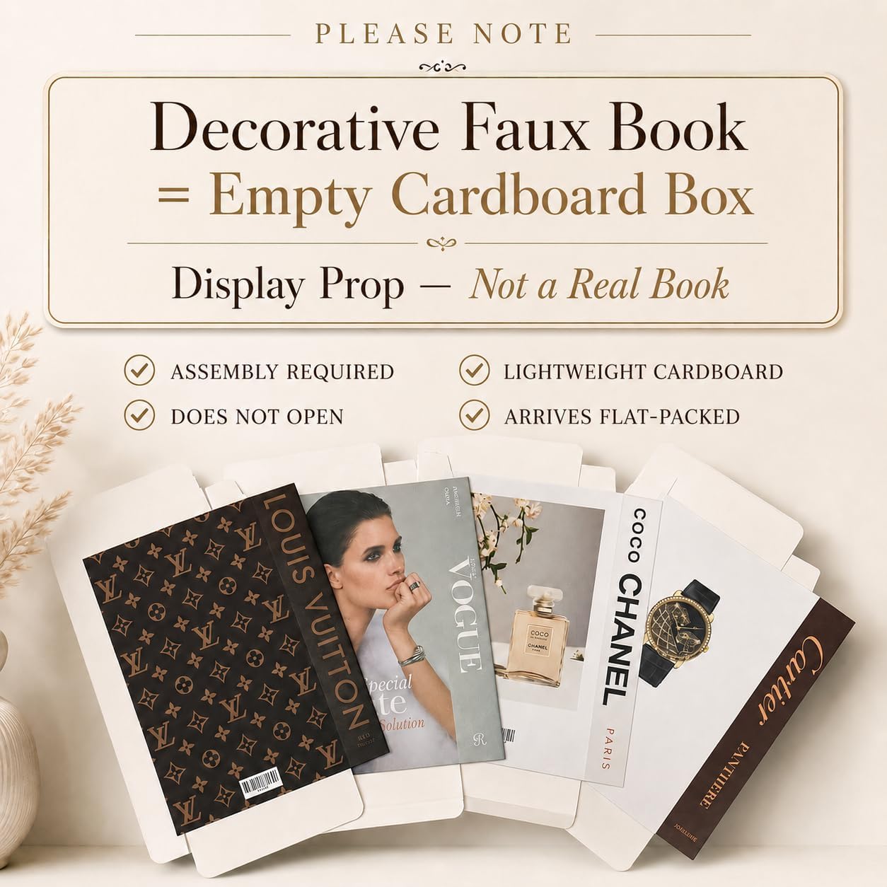 Not Real Books / Luxe_large / Set of 4