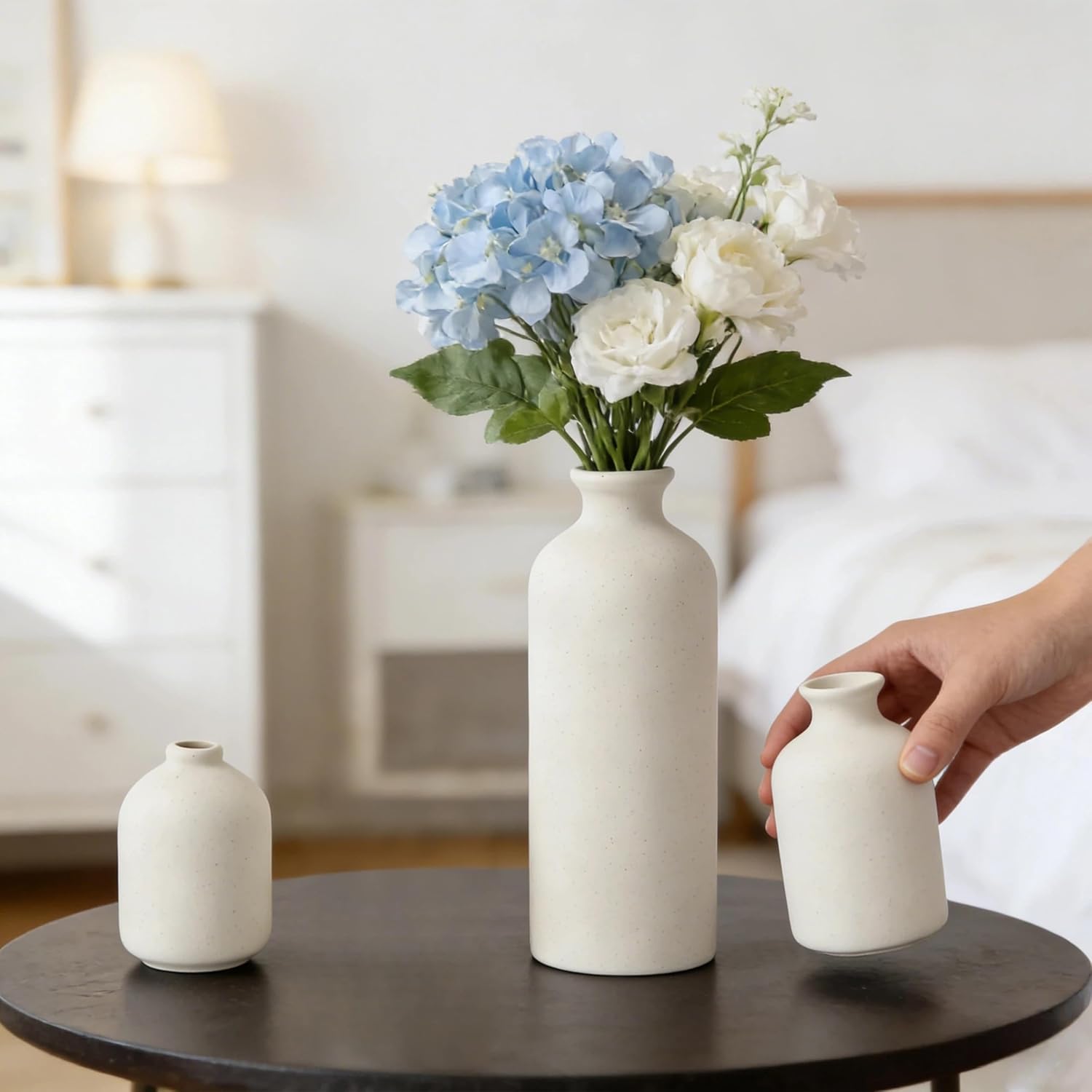 Ceramic Vase Setamic Vase Set / White
