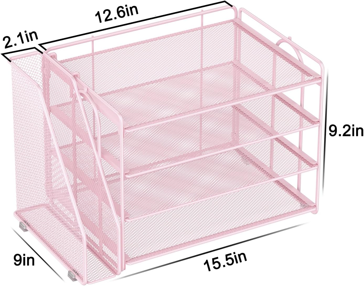 Spacrea Desk Organizers and Accessories, Paper Organizer for Desk with File organizer, Desk Accessories & Workspace